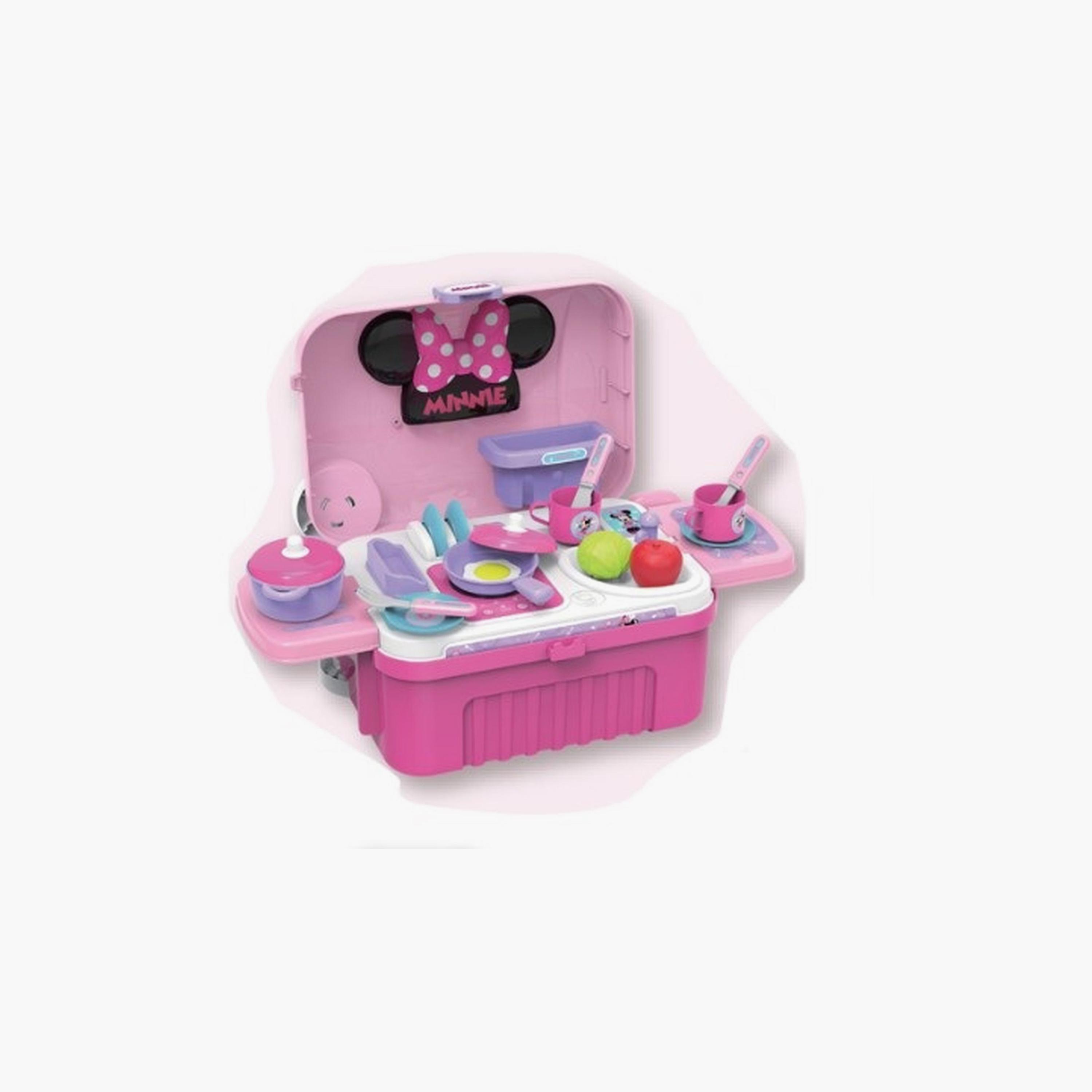 Disney 3-in-1 Minnie Mouse Kitchen Trolley Case Playset-toys-roleplay-kitchensets-image-4