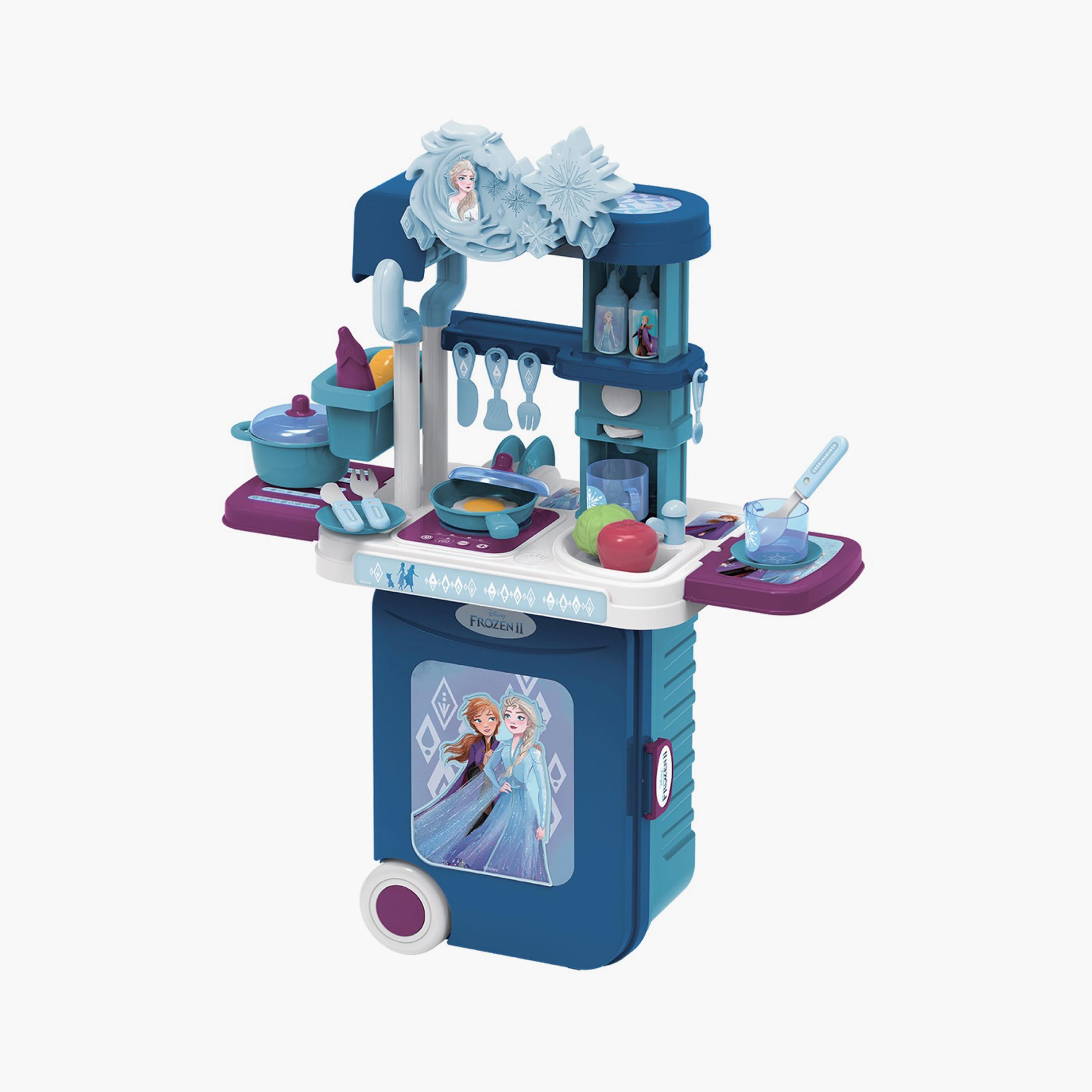 Disney 3-in-1 Frozen 2 Kitchen Trolley Case Playset-toys-roleplay-kitchensets-image-1