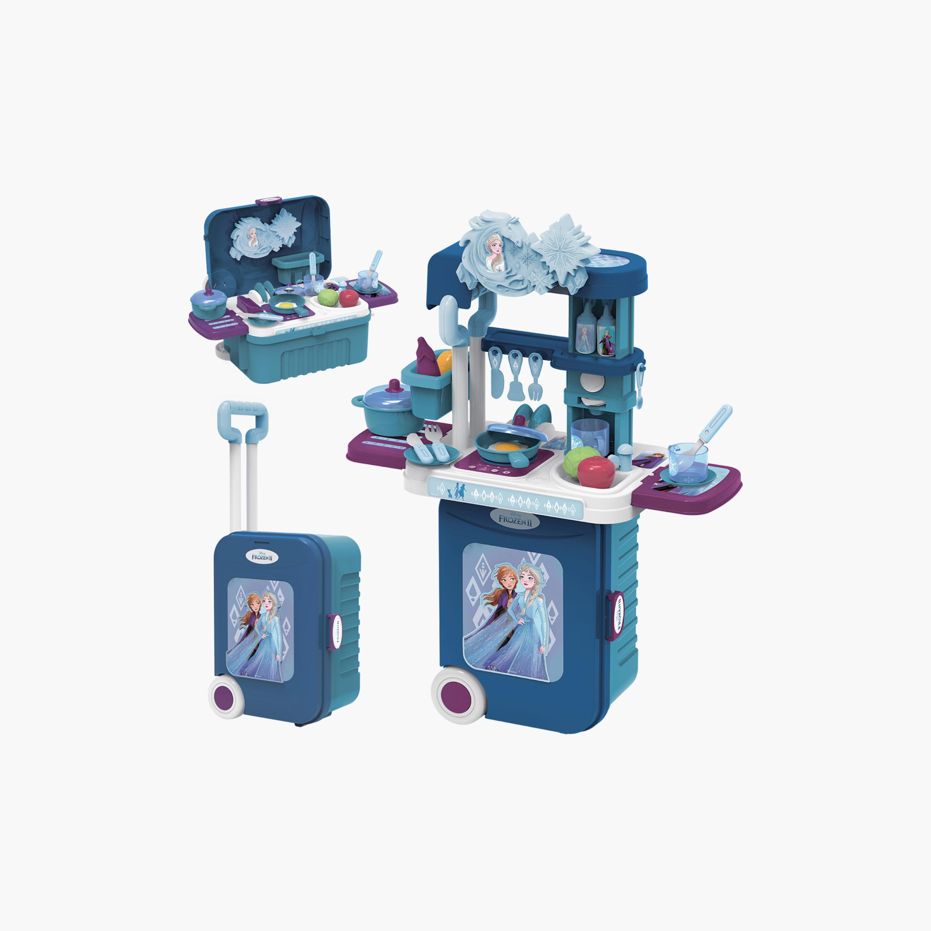 Disney 3-in-1 Frozen 2 Kitchen Trolley Case Playset-toys-roleplay-kitchensets-image-2