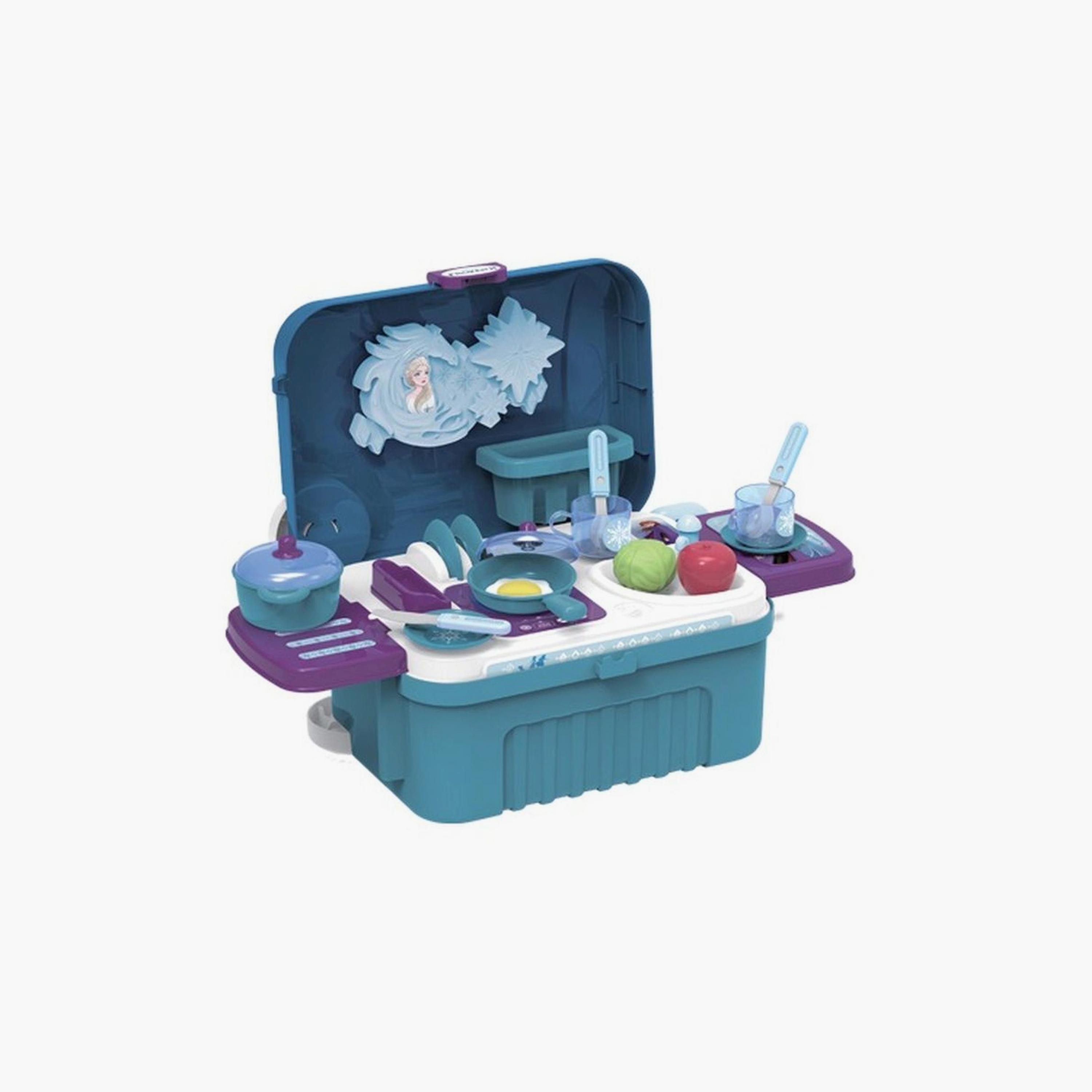 Disney 3-in-1 Frozen 2 Kitchen Trolley Case Playset-toys-roleplay-kitchensets-image-3