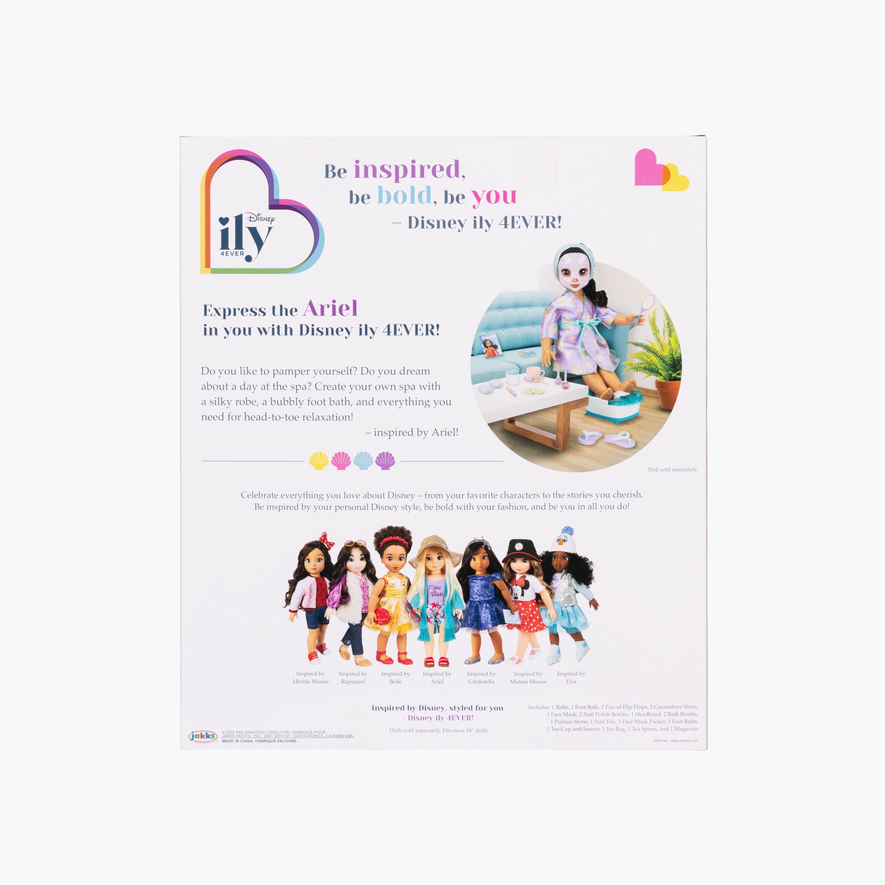 مجموعة إكسسوارات سبا أريل ديلوكس من ديزني إيلي فور إيفر-toys-dollsandplaysets-dolls-image-2