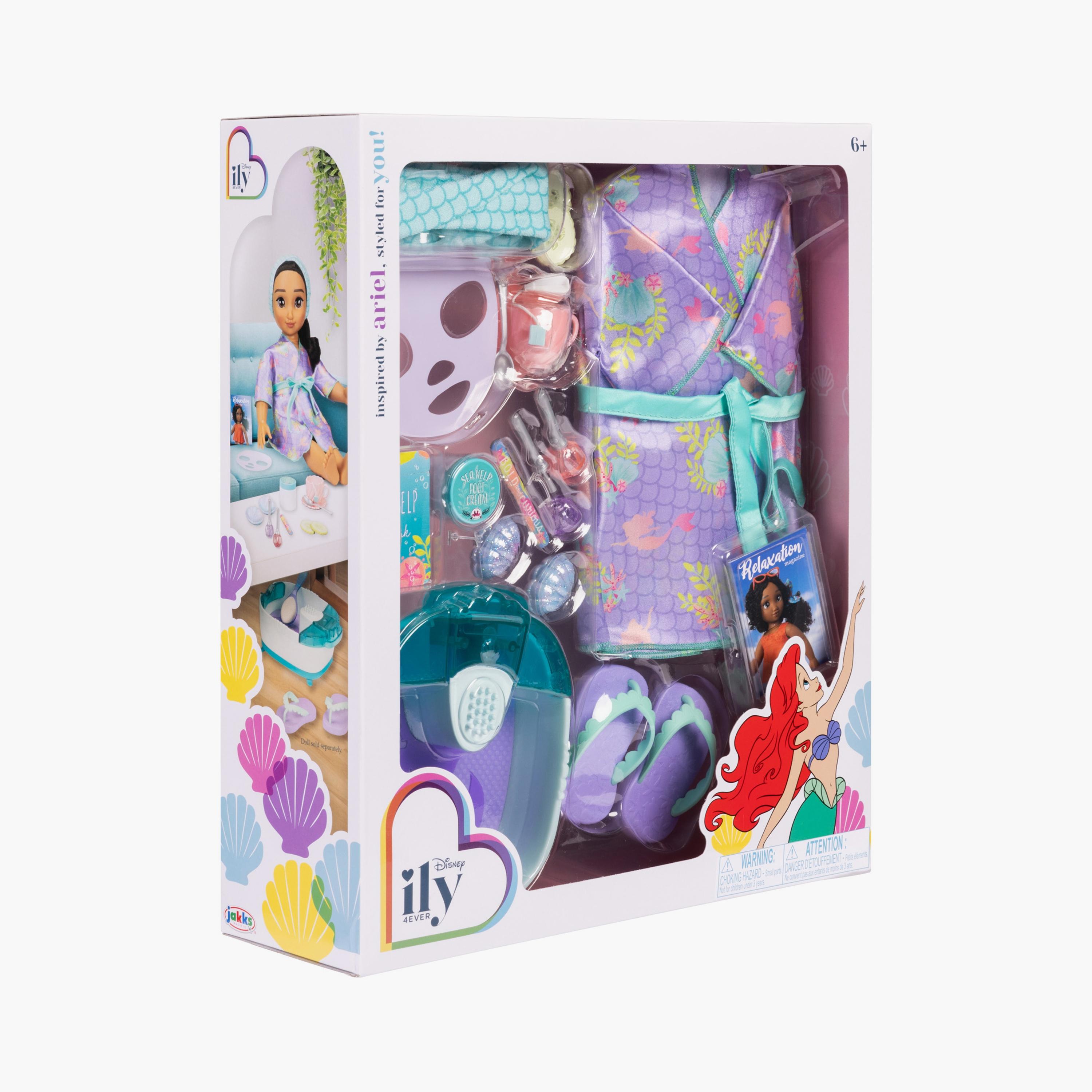 مجموعة إكسسوارات سبا أريل ديلوكس من ديزني إيلي فور إيفر-toys-dollsandplaysets-dolls-image-5