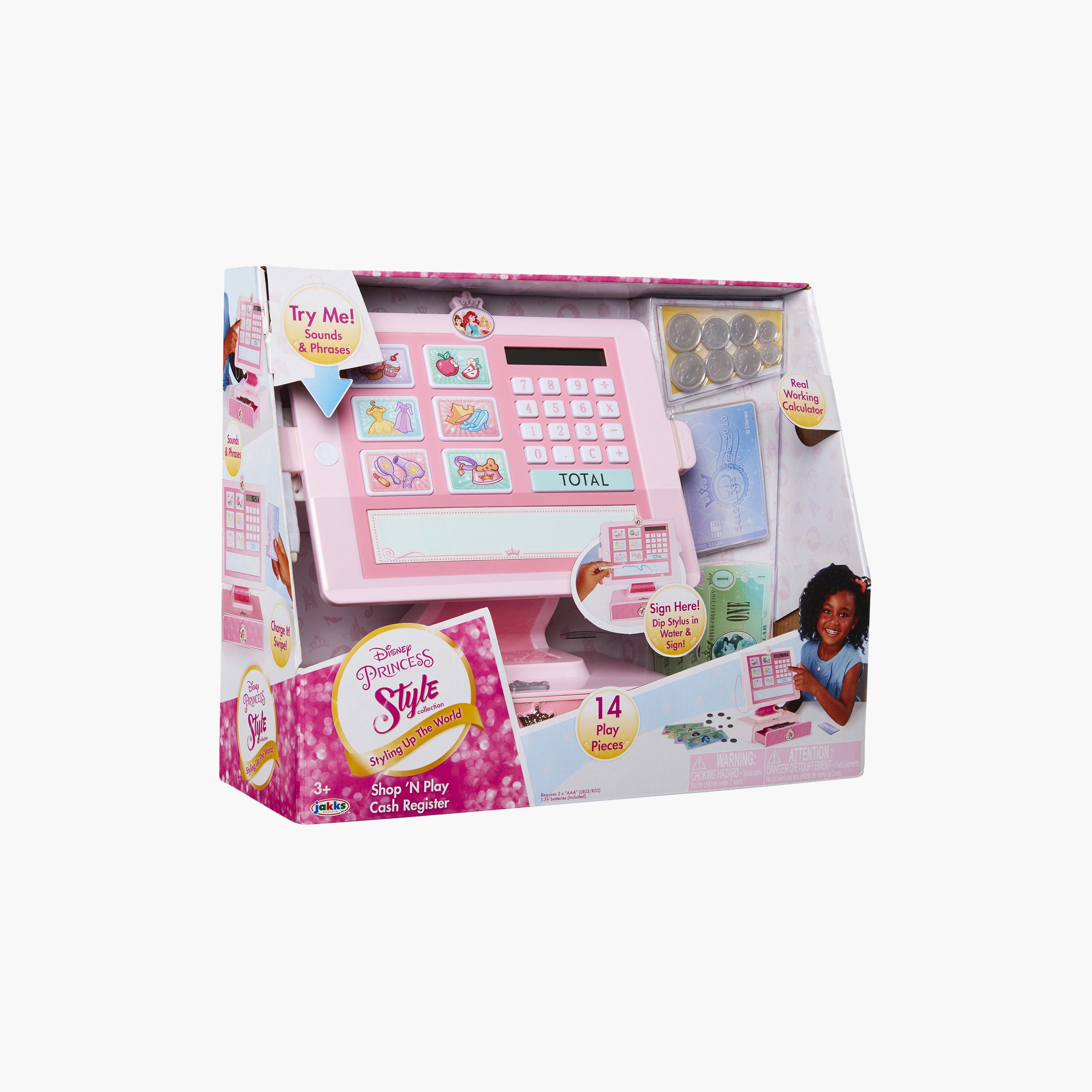 مجموعة لعب ماكينة تسجيل المدفوعات النقدية على طراز أميرات ديزني-toys-roleplay-supermarketandshoppingsets-image-3