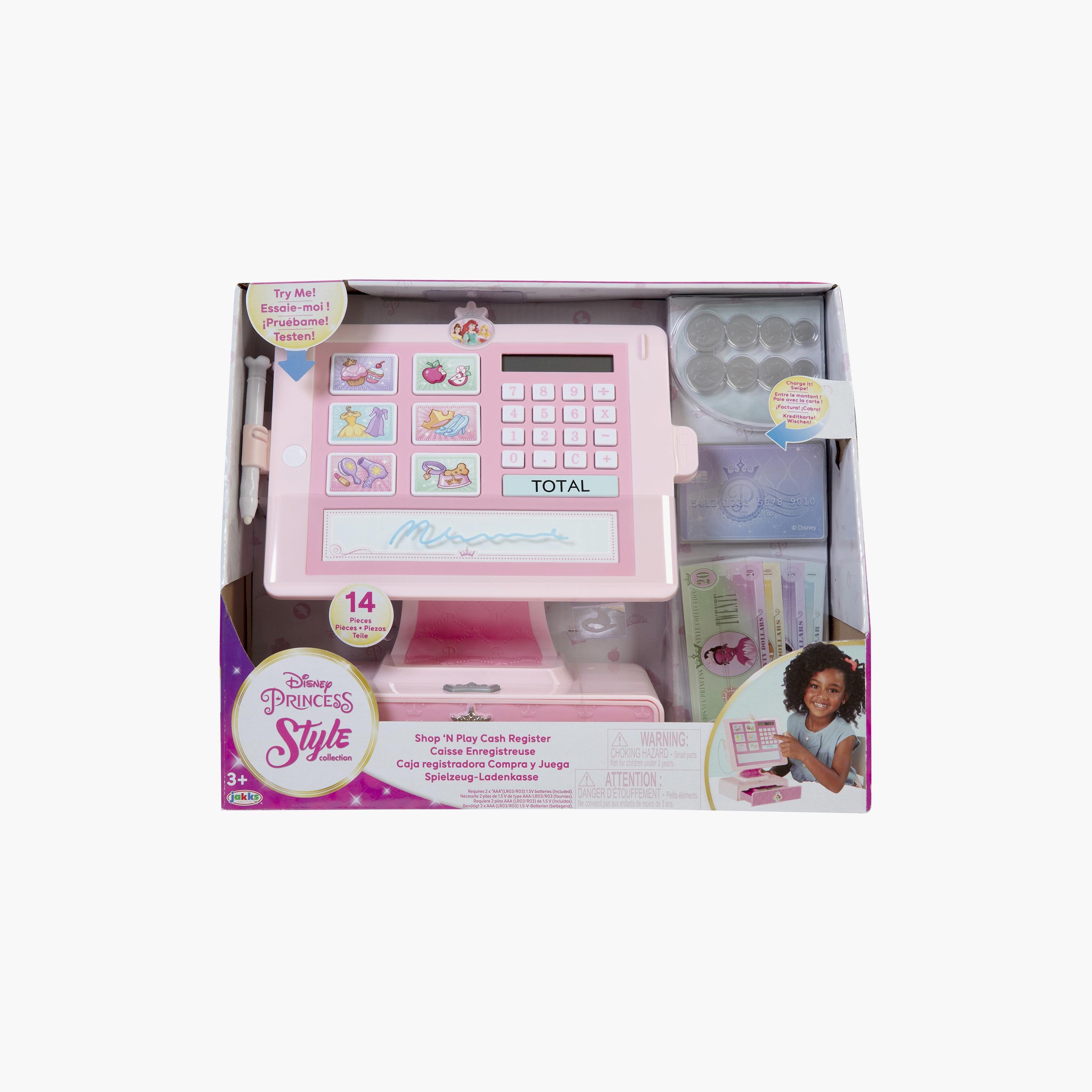 مجموعة لعب ماكينة تسجيل المدفوعات النقدية على طراز أميرات ديزني-toys-roleplay-supermarketandshoppingsets-image-6