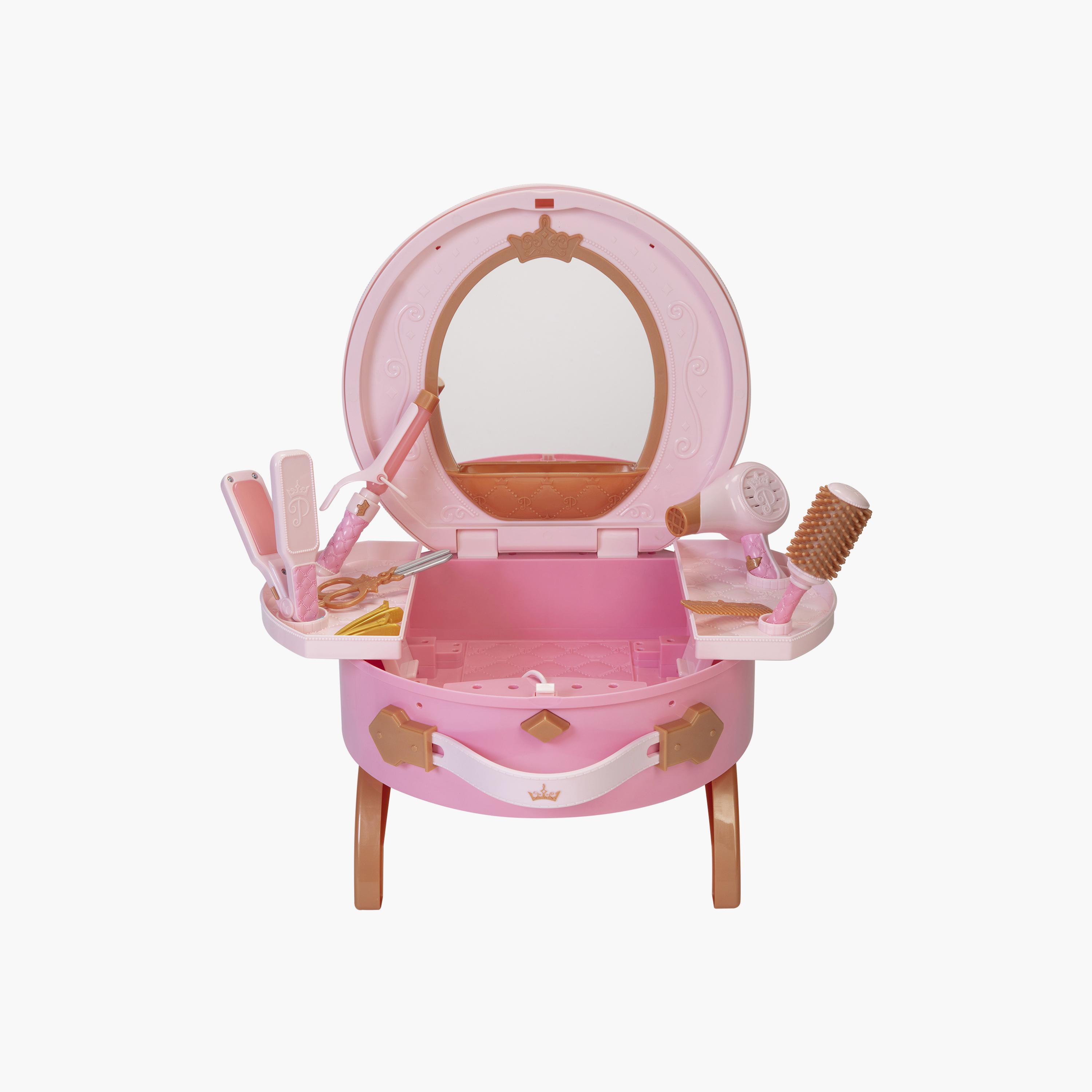 مجموعة أدوات تجميل السفر بتصميم أميرة ديزني تعمل بالبطارية-toys-roleplay-householdsets-image-1