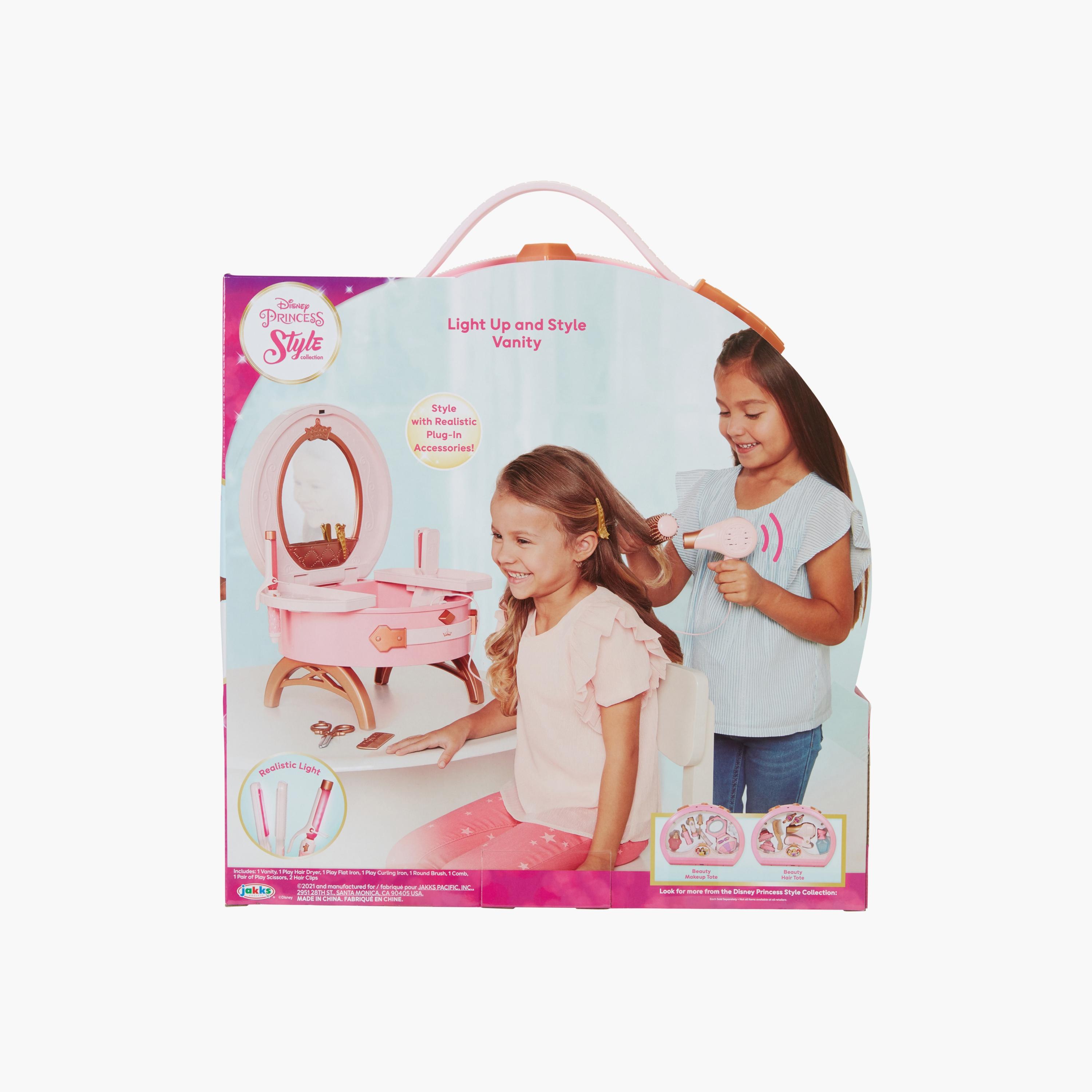 مجموعة أدوات تجميل السفر بتصميم أميرة ديزني تعمل بالبطارية-toys-roleplay-householdsets-image-12