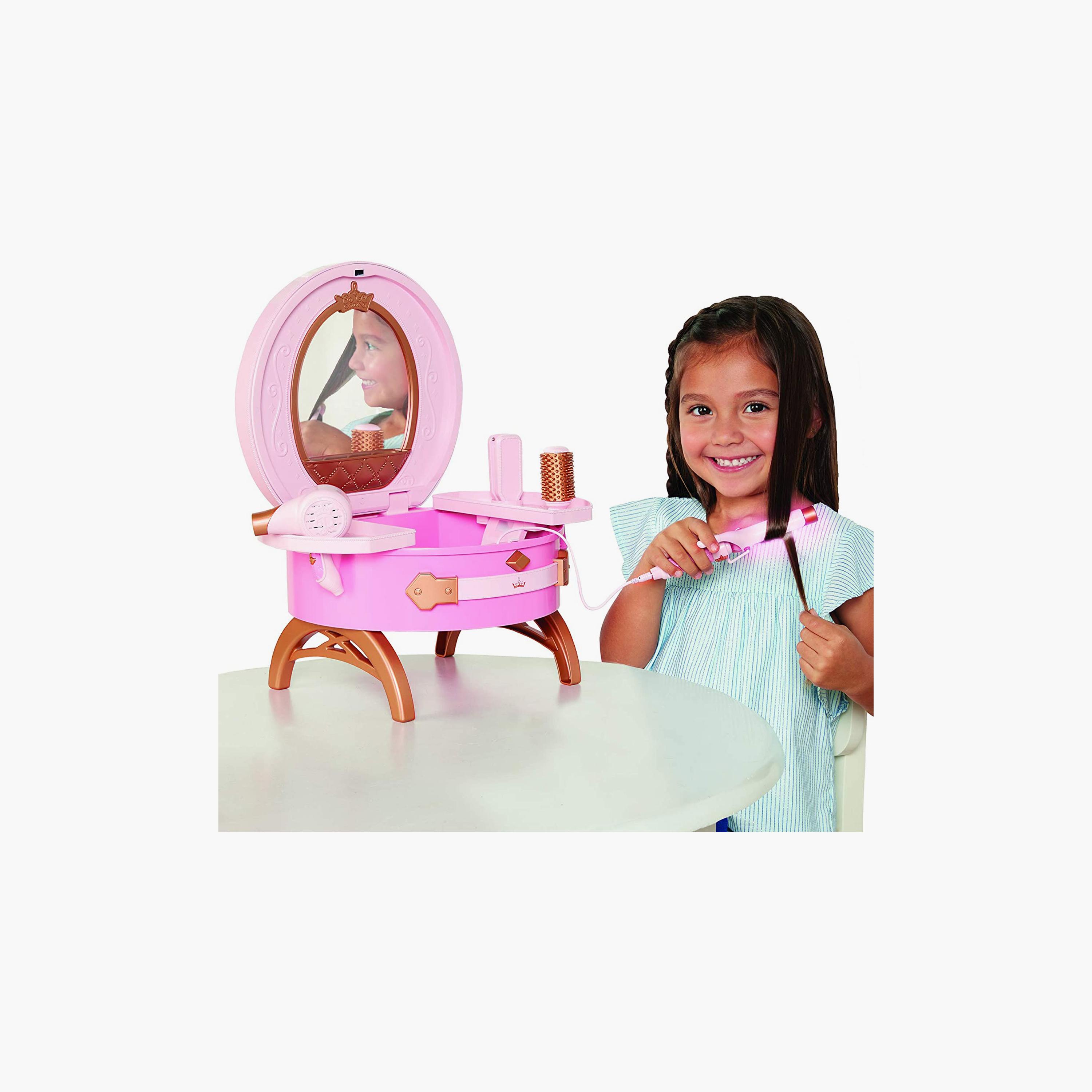 مجموعة أدوات تجميل السفر بتصميم أميرة ديزني تعمل بالبطارية-toys-roleplay-householdsets-image-2