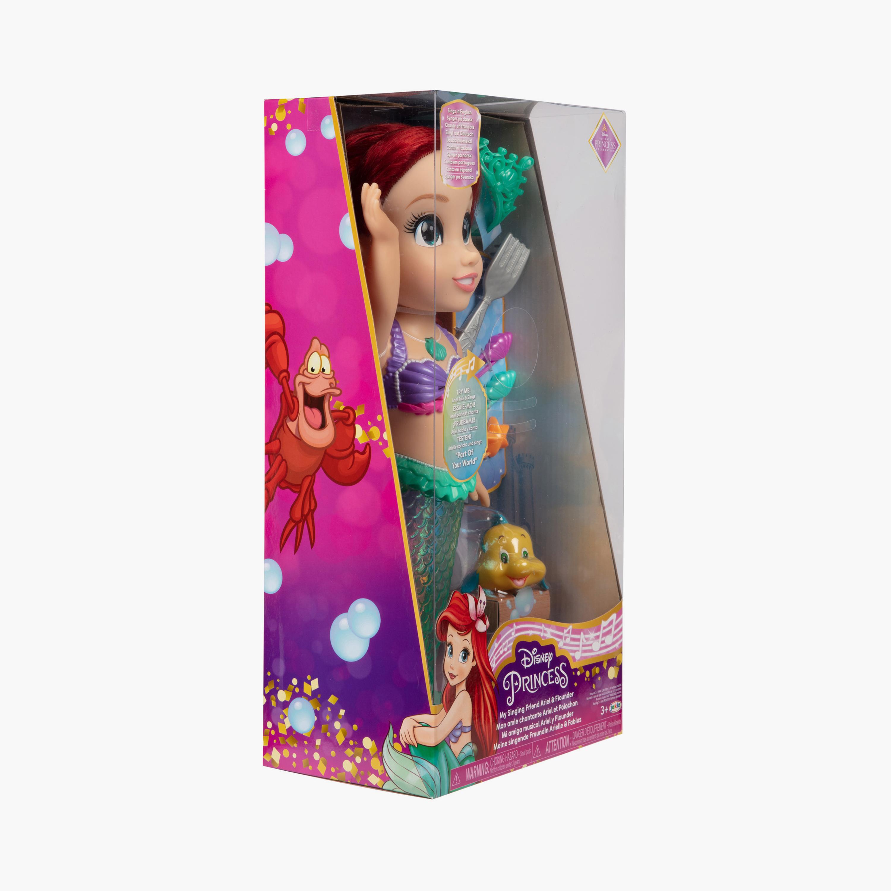 Disney Battery Operated Princess Ariel Singing Doll  with Accessories - 14 Inch-toys-dollsandplaysets-dolls-image-2