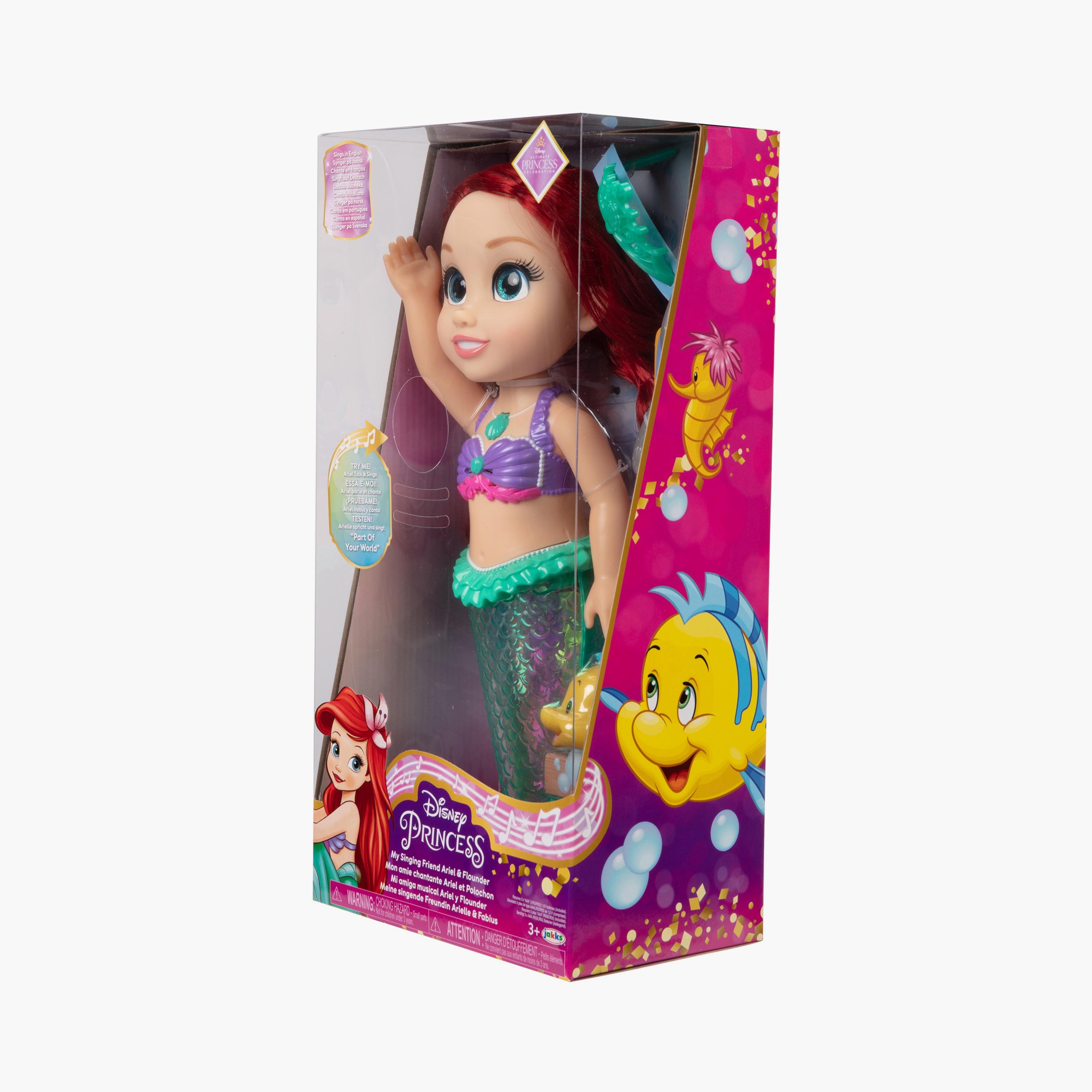 Disney Battery Operated Princess Ariel Singing Doll  with Accessories - 14 Inch-toys-dollsandplaysets-dolls-image-3