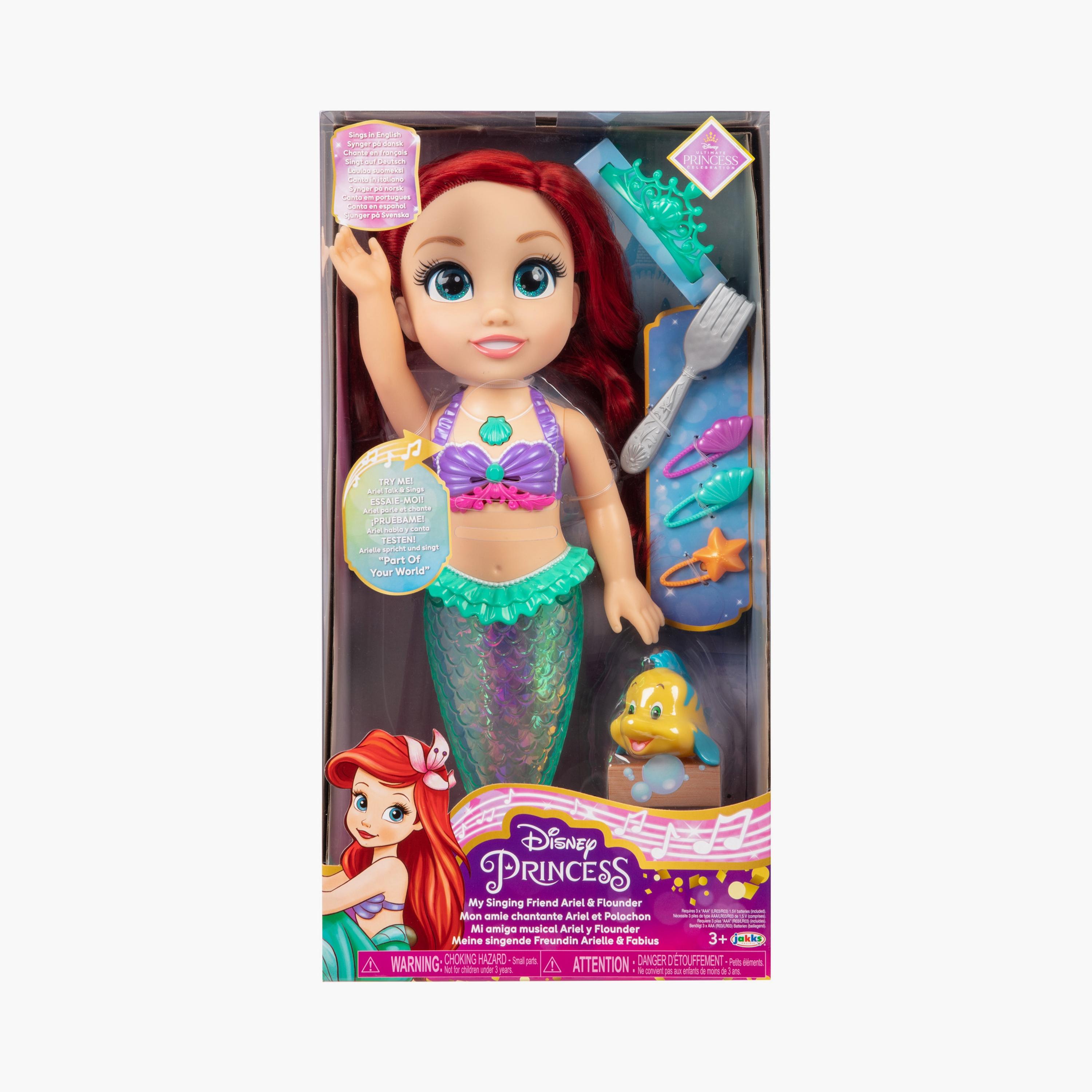 Disney Battery Operated Princess Ariel Singing Doll  with Accessories - 14 Inch-toys-dollsandplaysets-dolls-image-5
