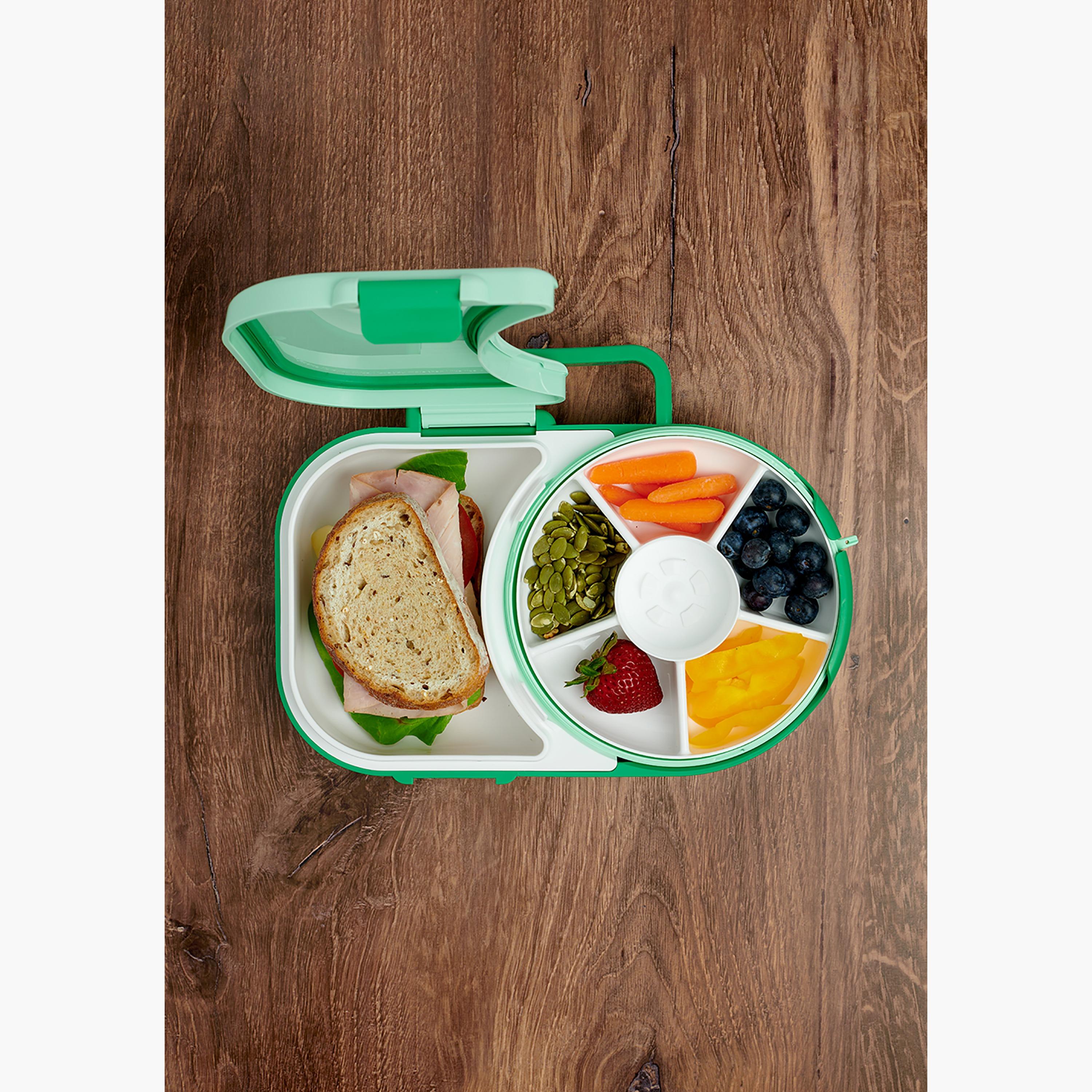 Gobe BPA Free Lunch Box with Small Snacks Spinner-school-lunchessentials-lunchboxes-image-2