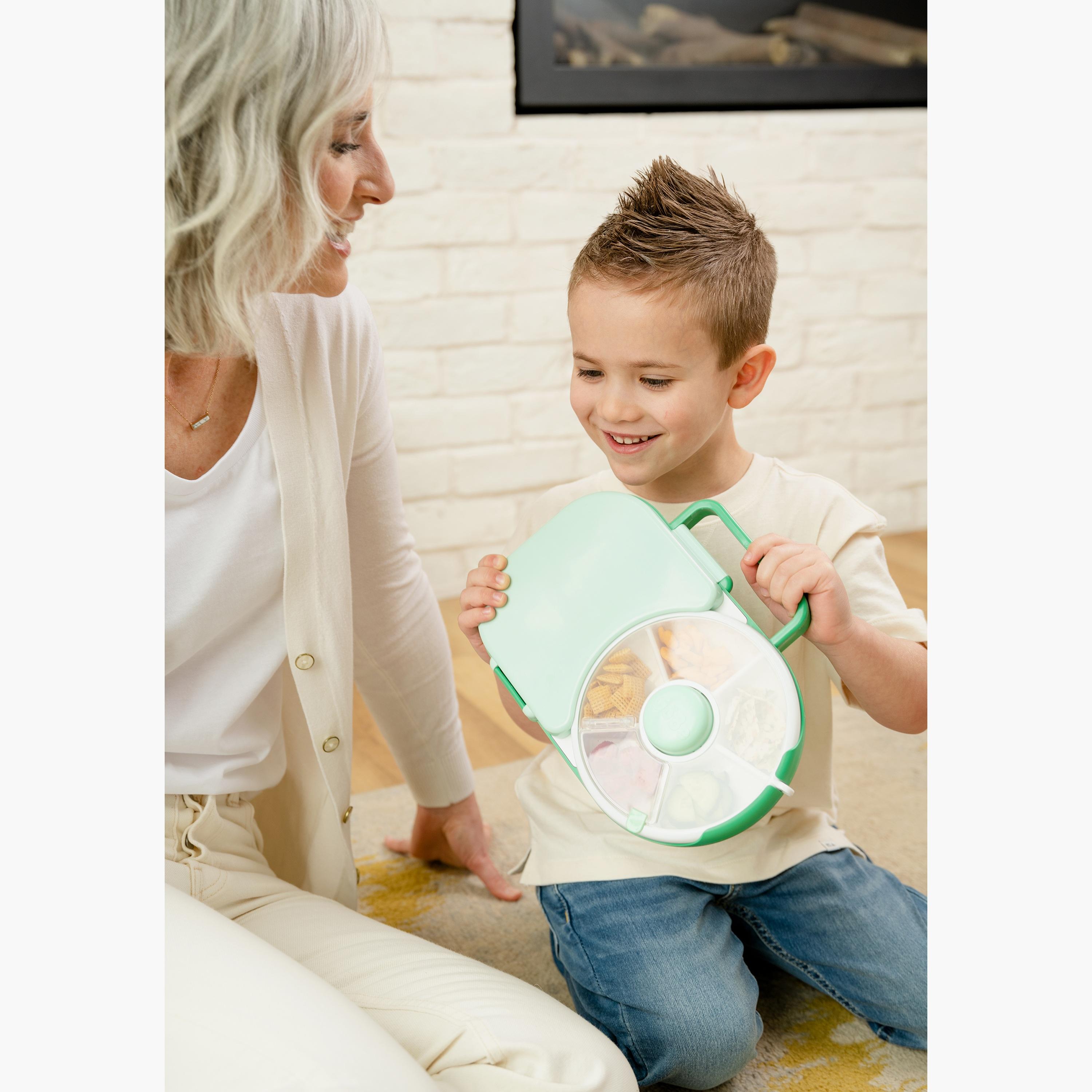 Gobe BPA Free Lunch Box with Small Snacks Spinner-school-lunchessentials-lunchboxes-image-3