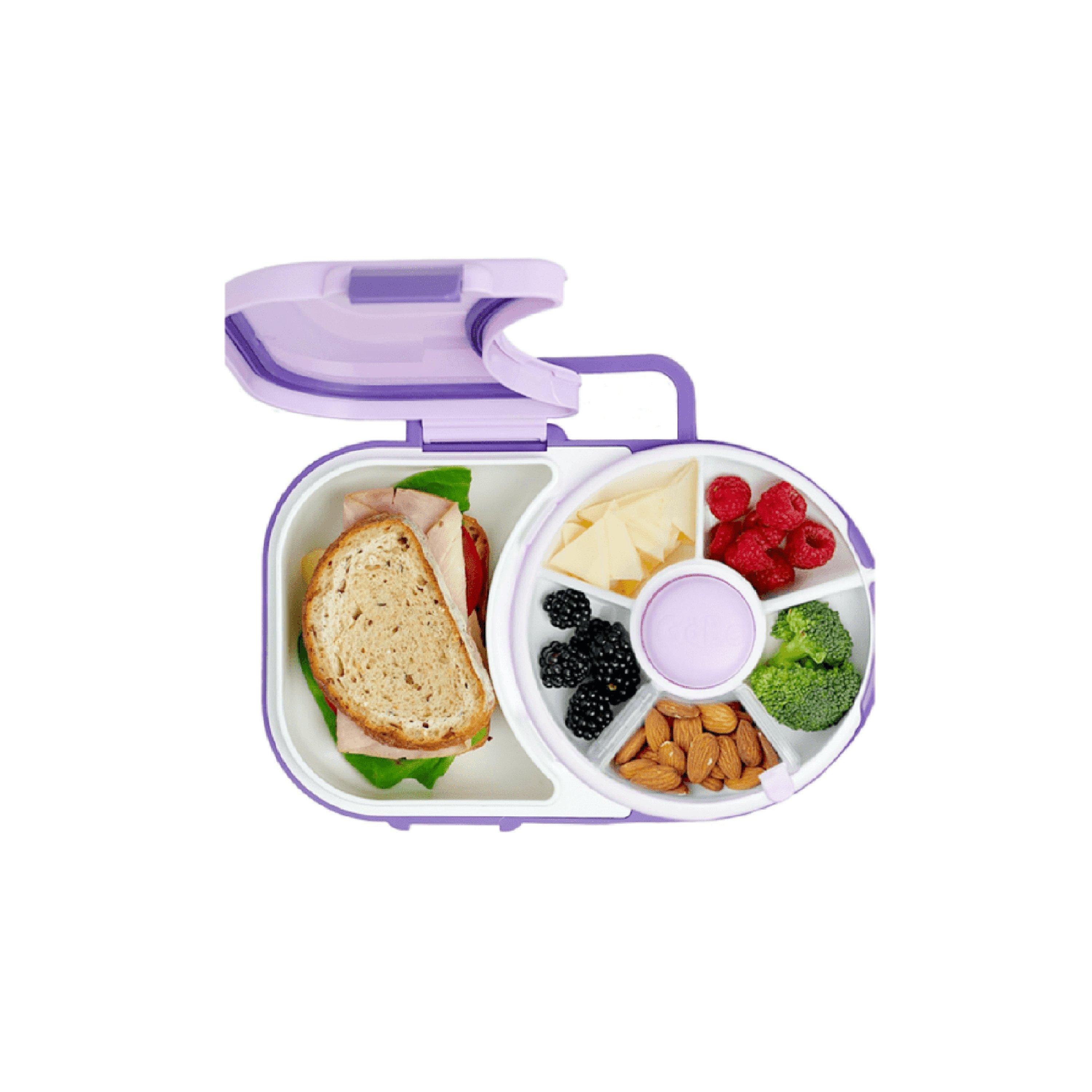 Gobe BPA Free Lunch Box with Small Snacks Spinner-school-lunchessentials-lunchboxes-image-2