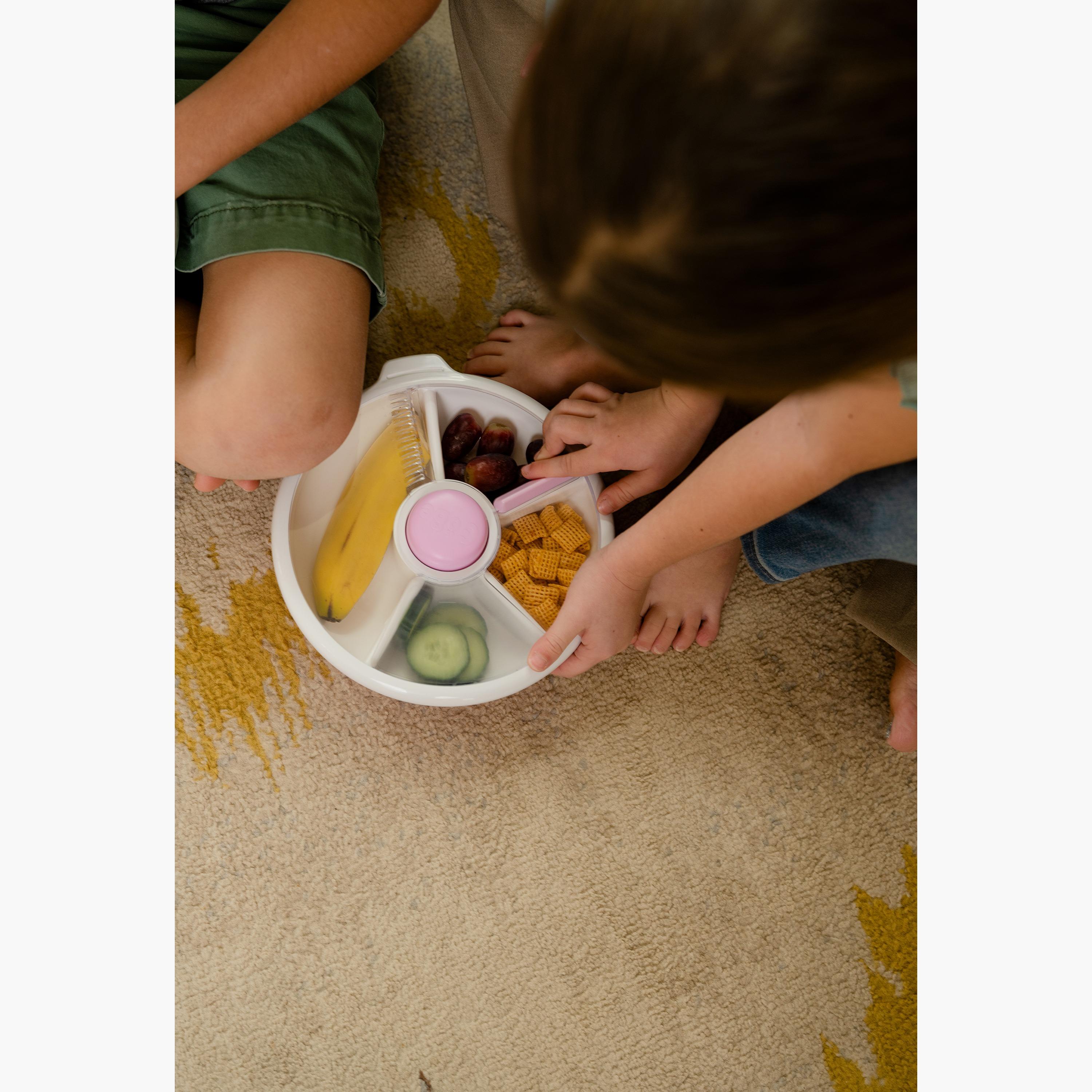 Gobe 4-Compartment BPA Free Snack Spinner Container - Large-school-lunchessentials-lunchboxes-image-6