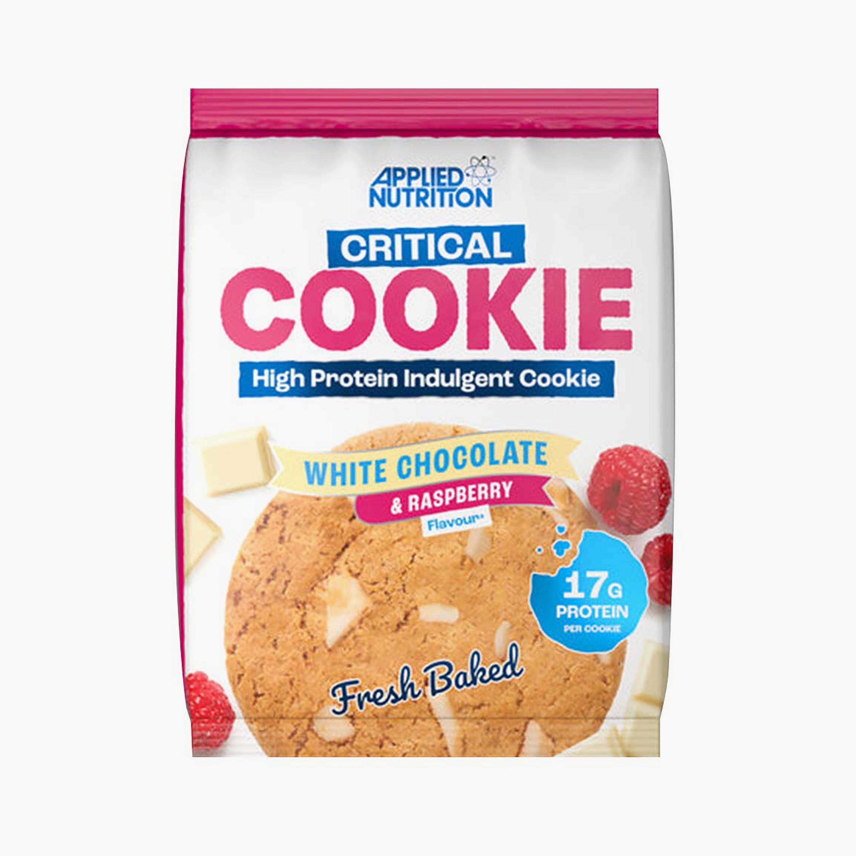 Applied Nutrition Critical Cookie White Chocolate & Raspberry - Pack of 12-sports-nutrition-proteinbarssnacks-image-2
