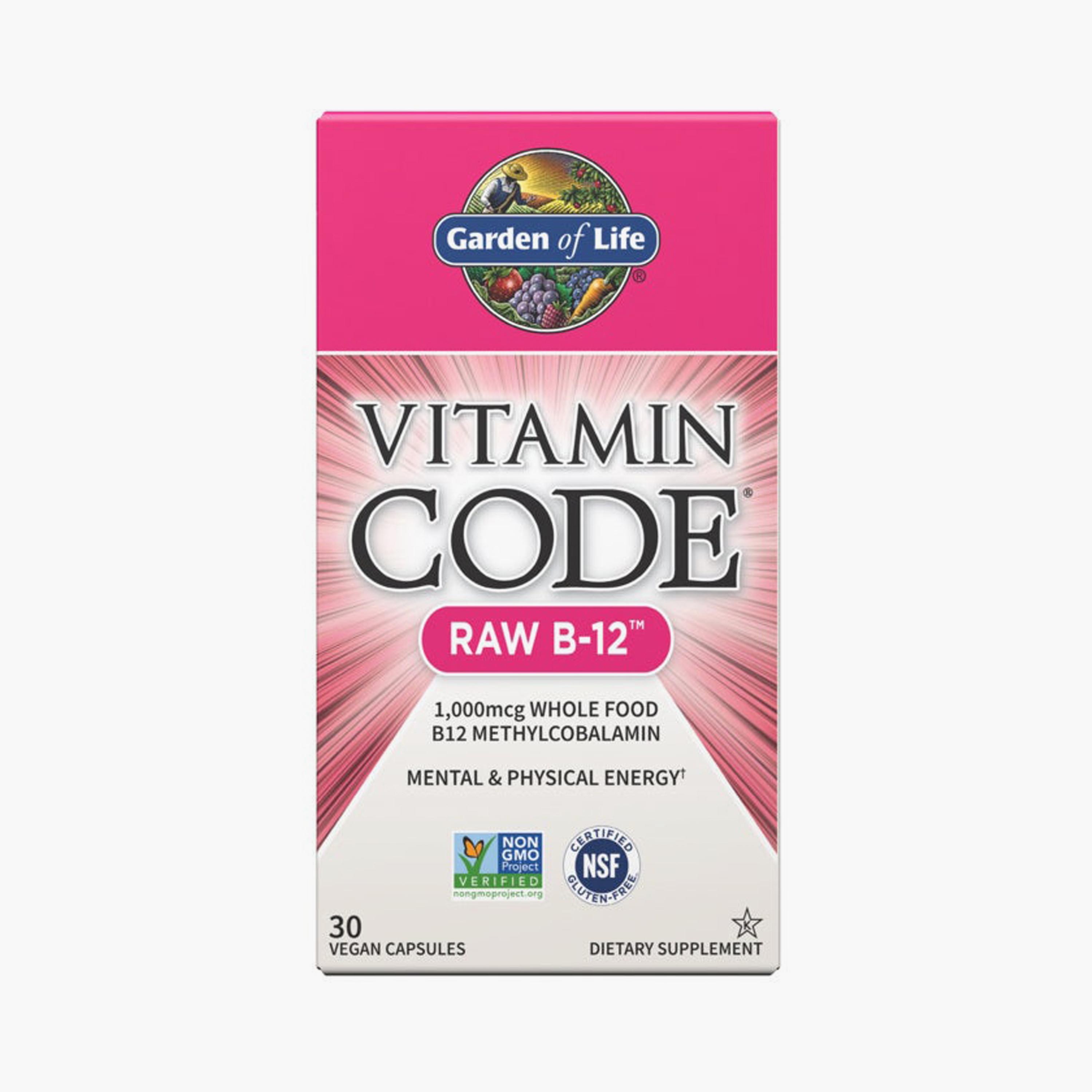 Garden Of Life Vitamin Code Raw B 12 30 Veggie Capsules 1000 Mcg-sports-nutrition-vitaminshealthsupplements-image-1