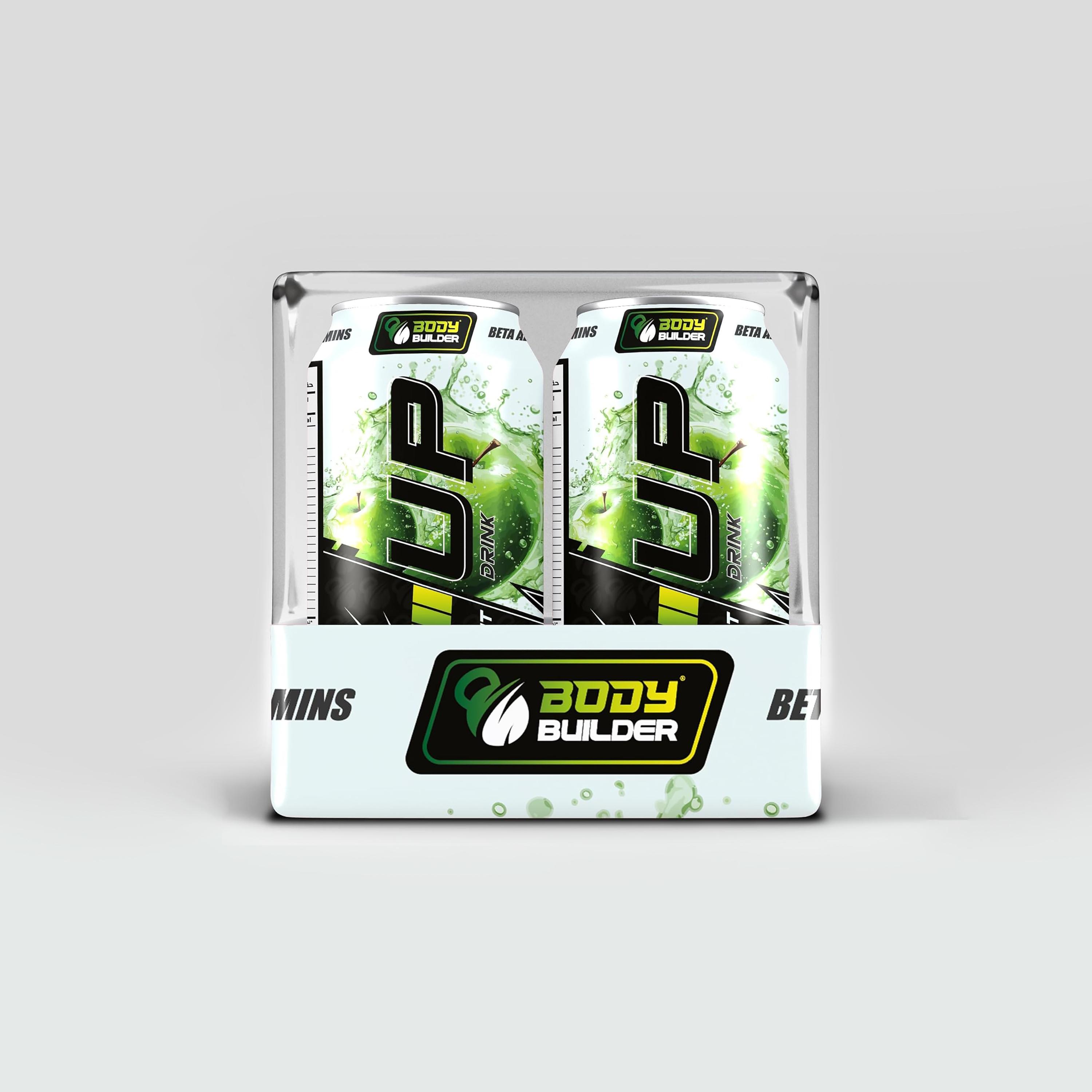 Body Builder P-Up Apple 330 ml - Pack of 6-sports-nutrition-prepostworkout-image-2