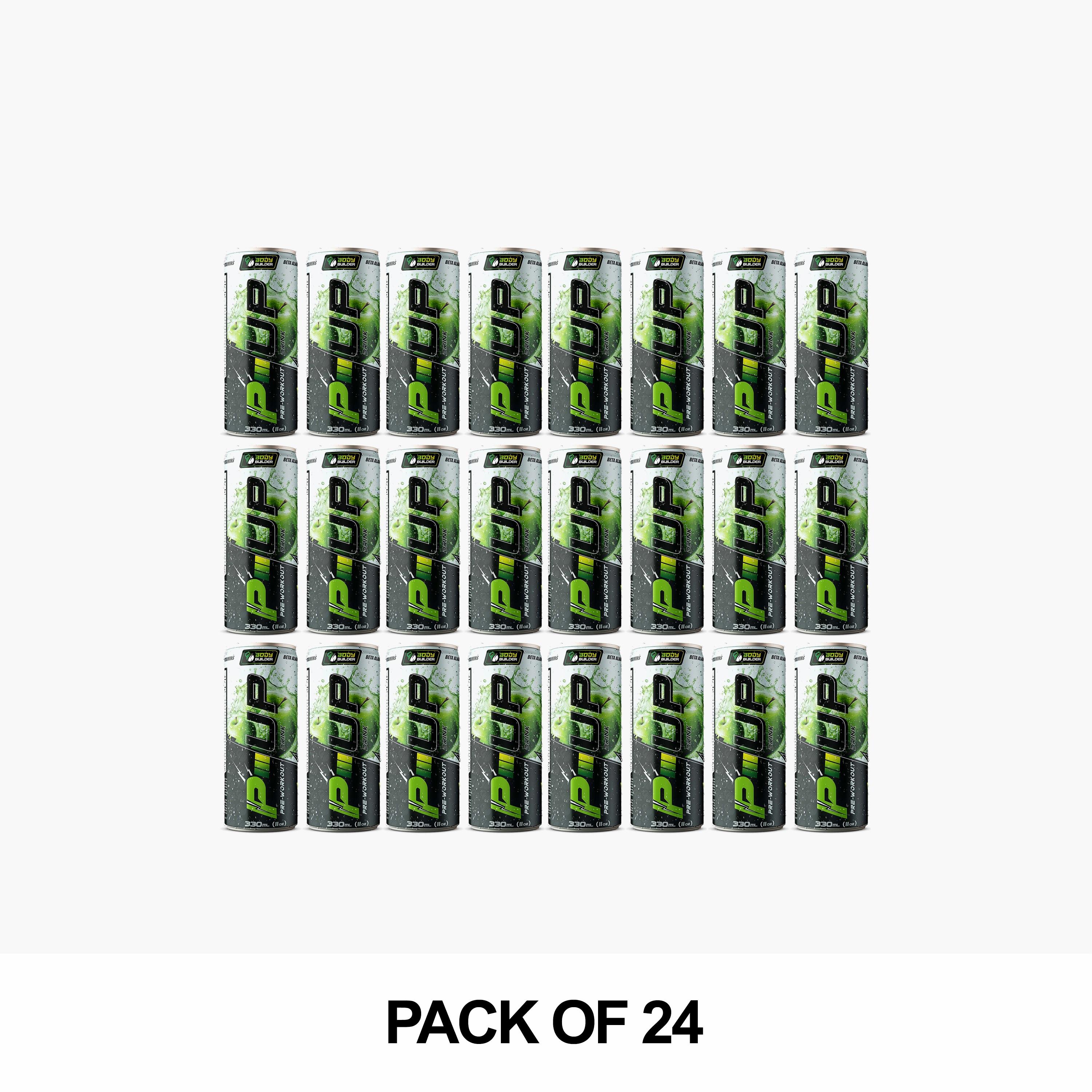 Body Builder P-Up Apple 330 ml - Pack of 24-sports-nutrition-prepostworkout-image-1