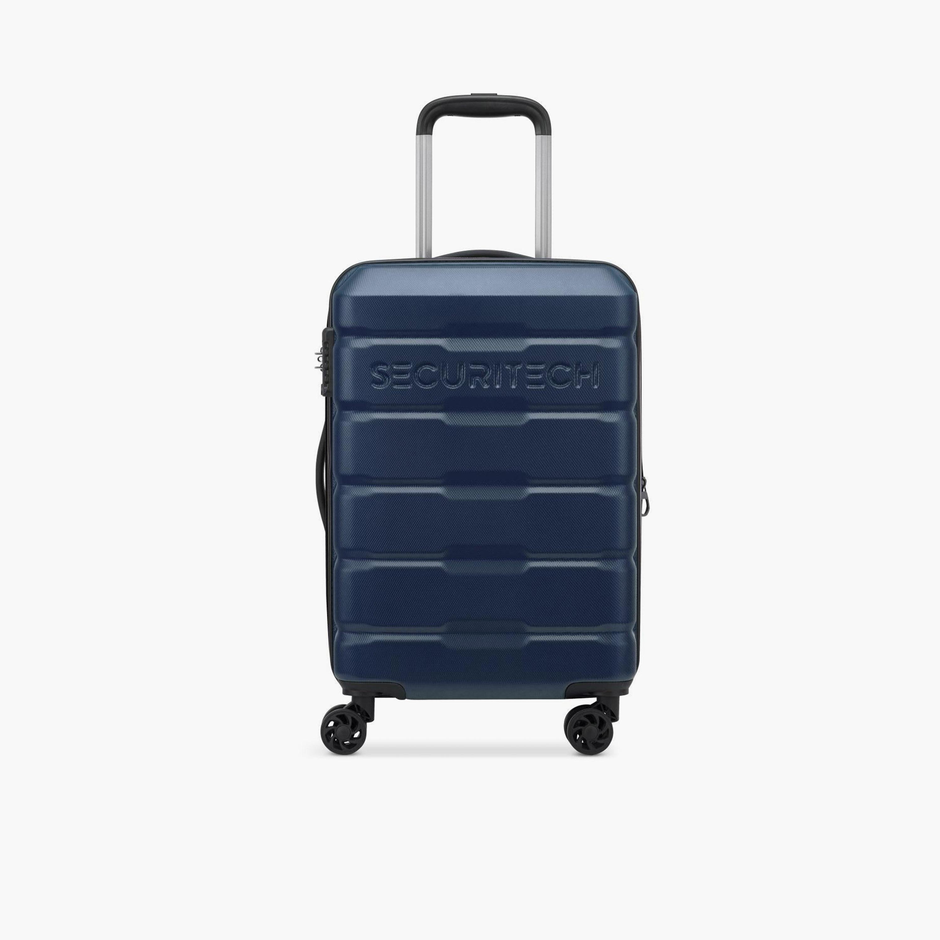 Delsey Paris Citadel 54.5 CM Small Cabin Polycarbonate with ABS Hard Sided 4-Wheeler Spinner Trolley Bag with TSA Combination Lock-travel-luggagesandbags-luggage-image-1