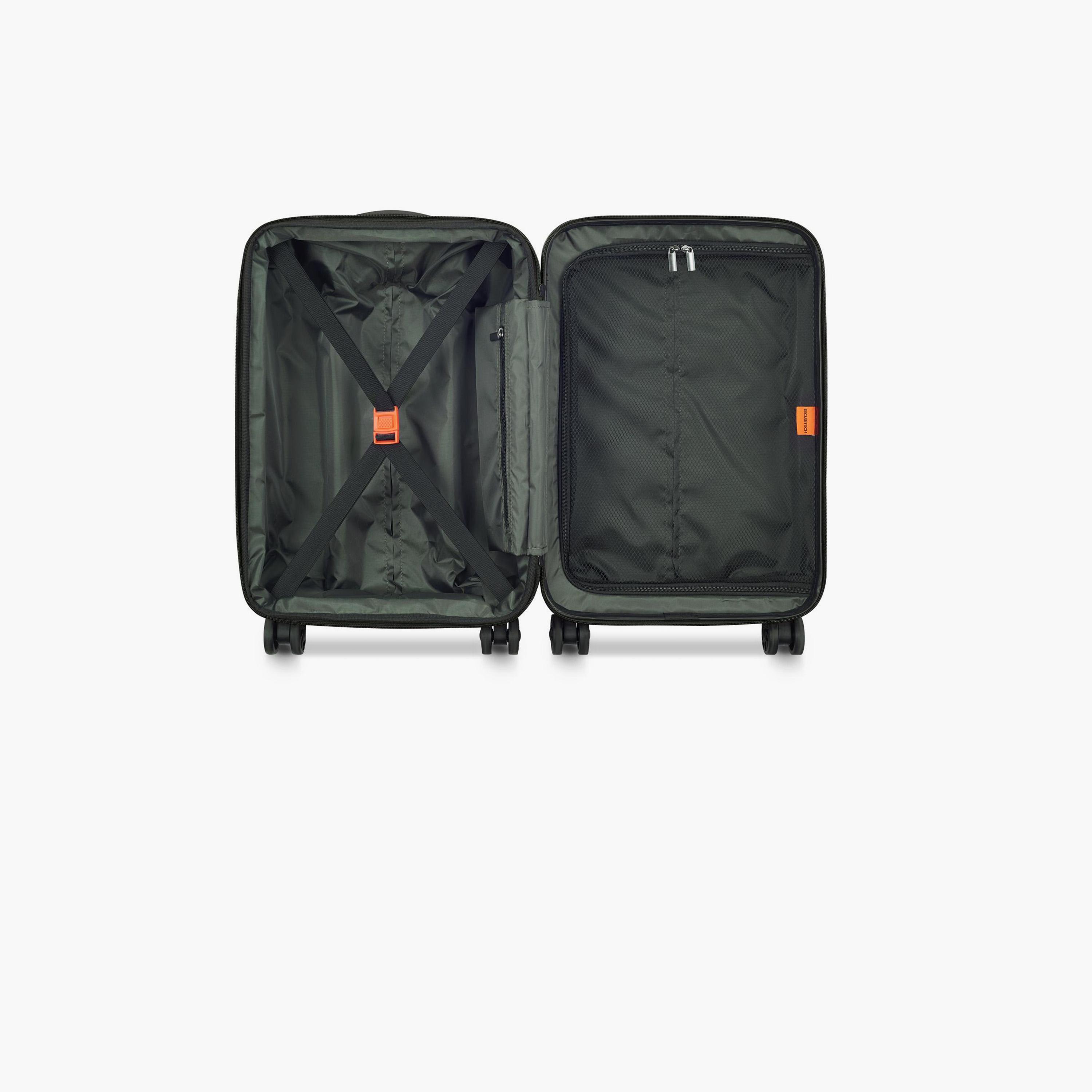 Delsey Paris Citadel 54.5 CM Small Cabin Polycarbonate with ABS Hard Sided 4-Wheeler Spinner Trolley Bag with TSA Combination Lock-travel-luggagesandbags-luggage-image-7