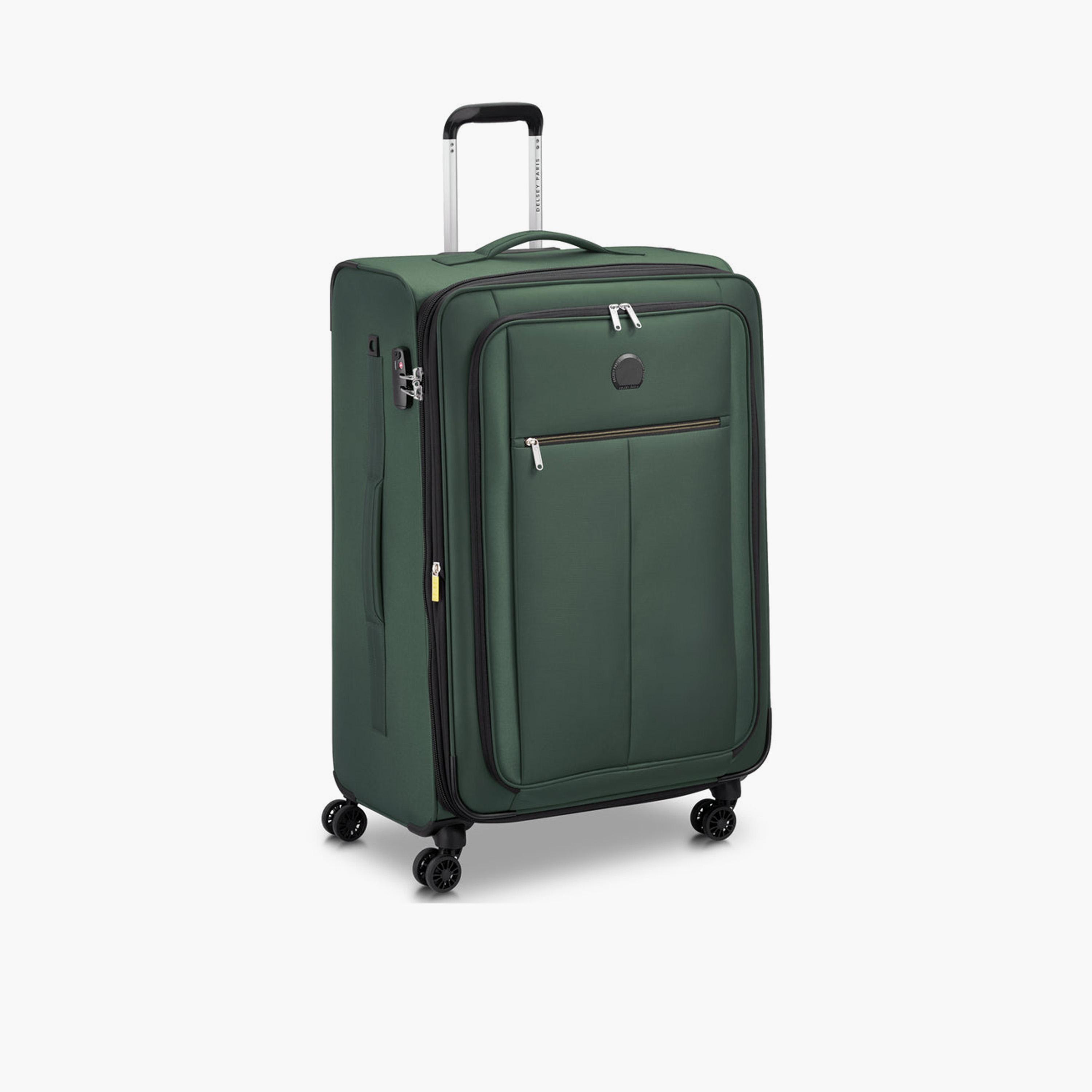 Delsey Paris Pin Up 79 CM Large Check-in Polyester Soft Sided 4-Wheeler Spinner Trolley Bag with TSA Combination Lock-travel-luggagesandbags-luggage-image-5