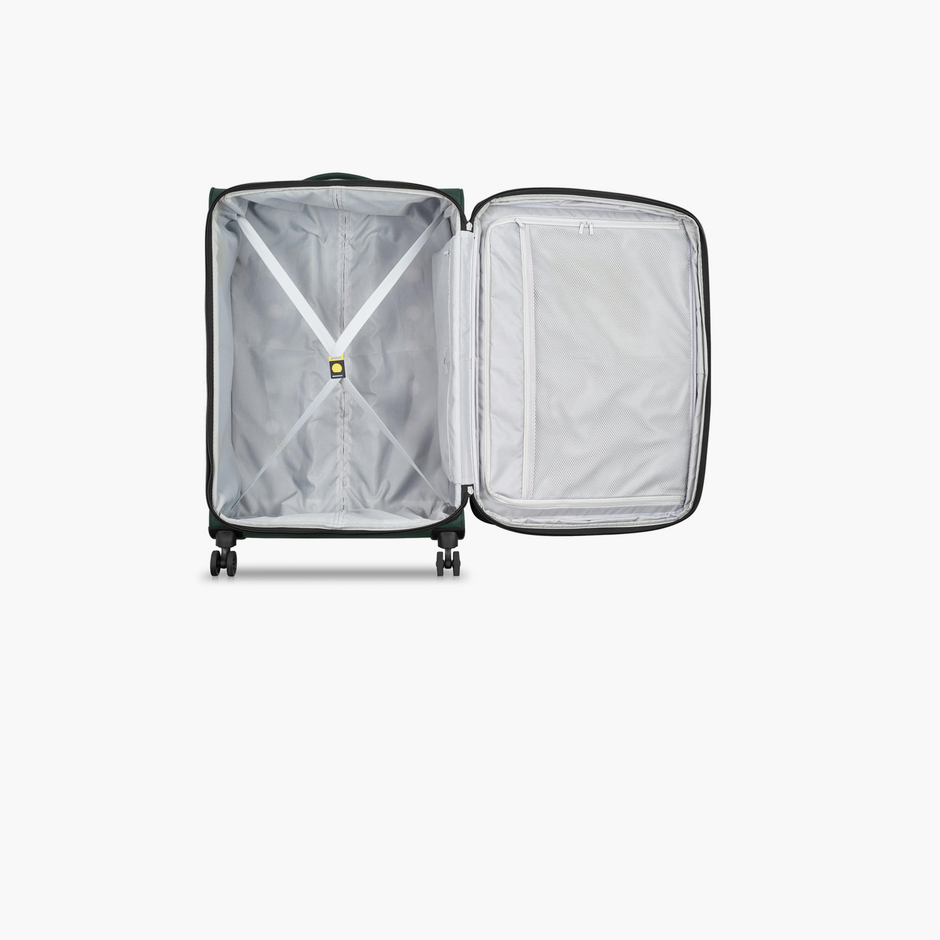 Delsey Paris Pin Up 79 CM Large Check-in Polyester Soft Sided 4-Wheeler Spinner Trolley Bag with TSA Combination Lock-travel-luggagesandbags-luggage-image-7