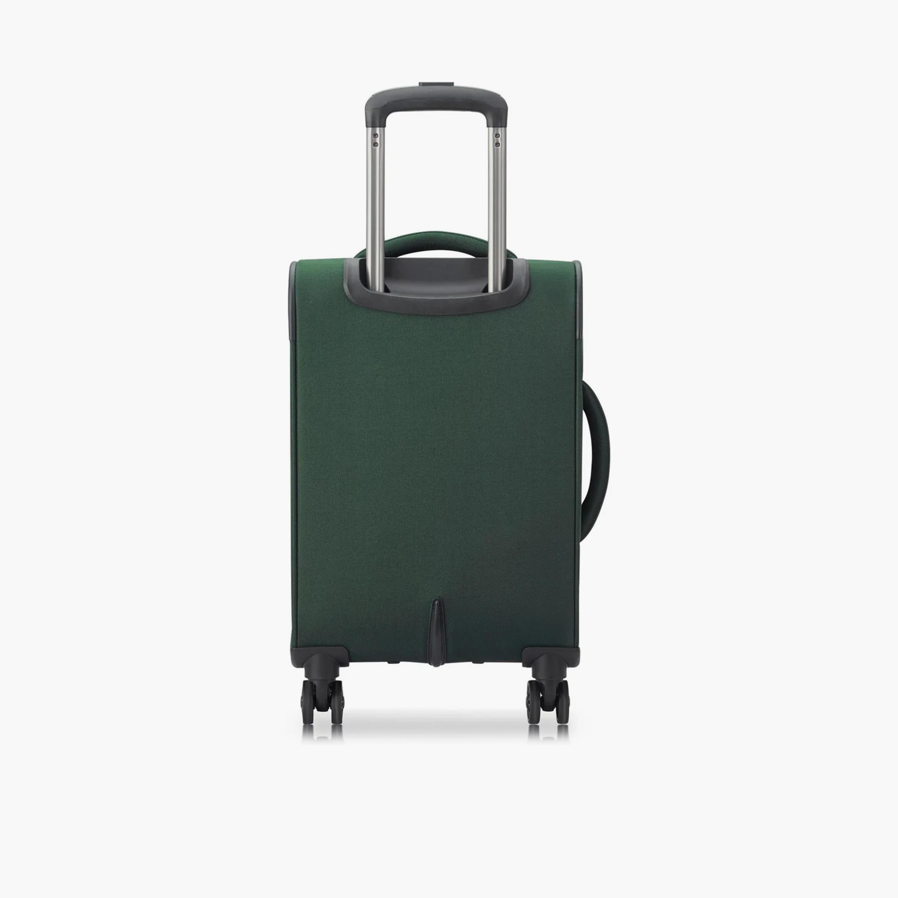 Delsey Paris Vanguard 54.5 CM Small Cabin Polyester Soft Sided 4-Wheeler Spinner Trolley Bag with TSA Combination Lock-travel-luggagesandbags-luggage-image-6