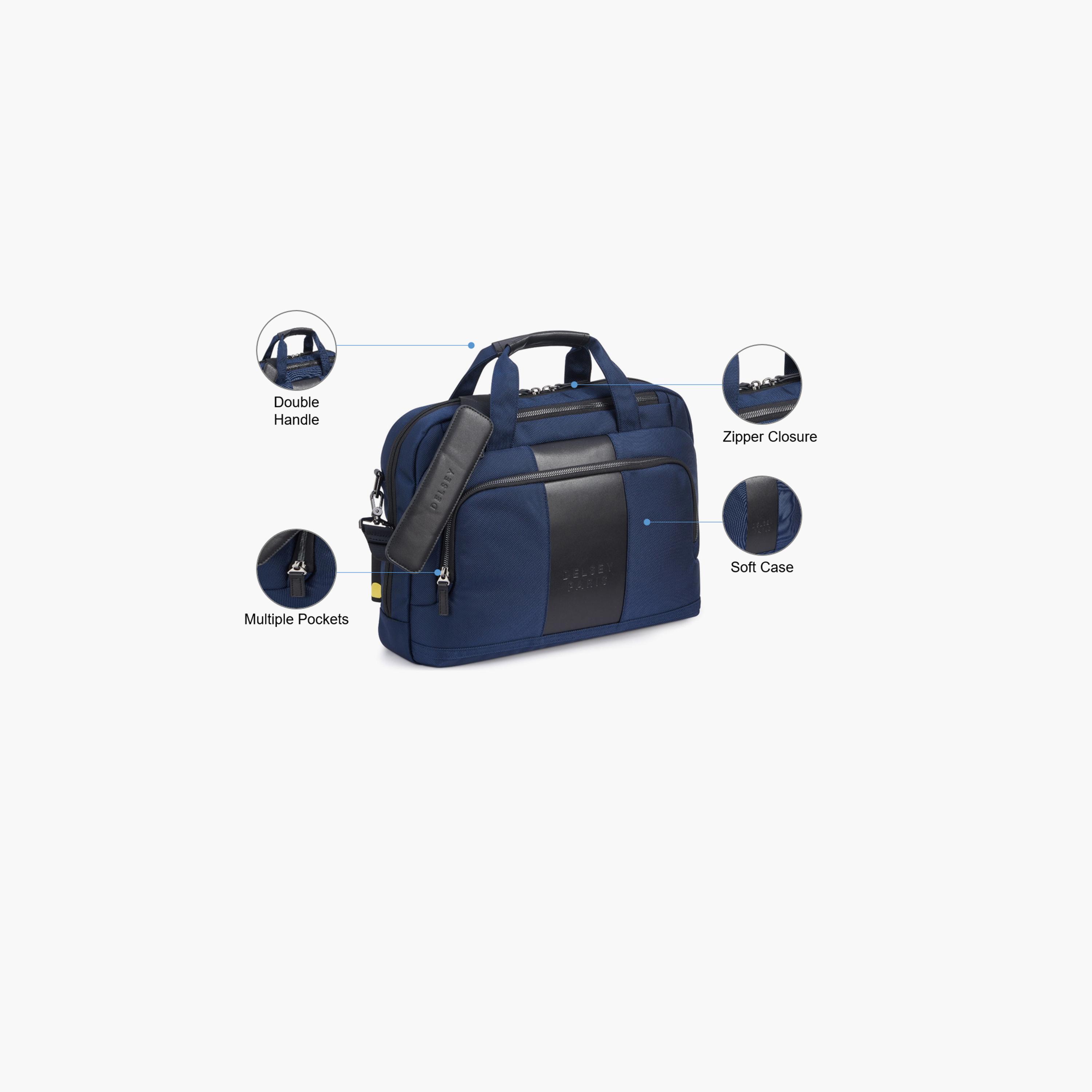 Delsey 15L Laptop Bag with Detachable Strap | 335728-men-bags-image-3