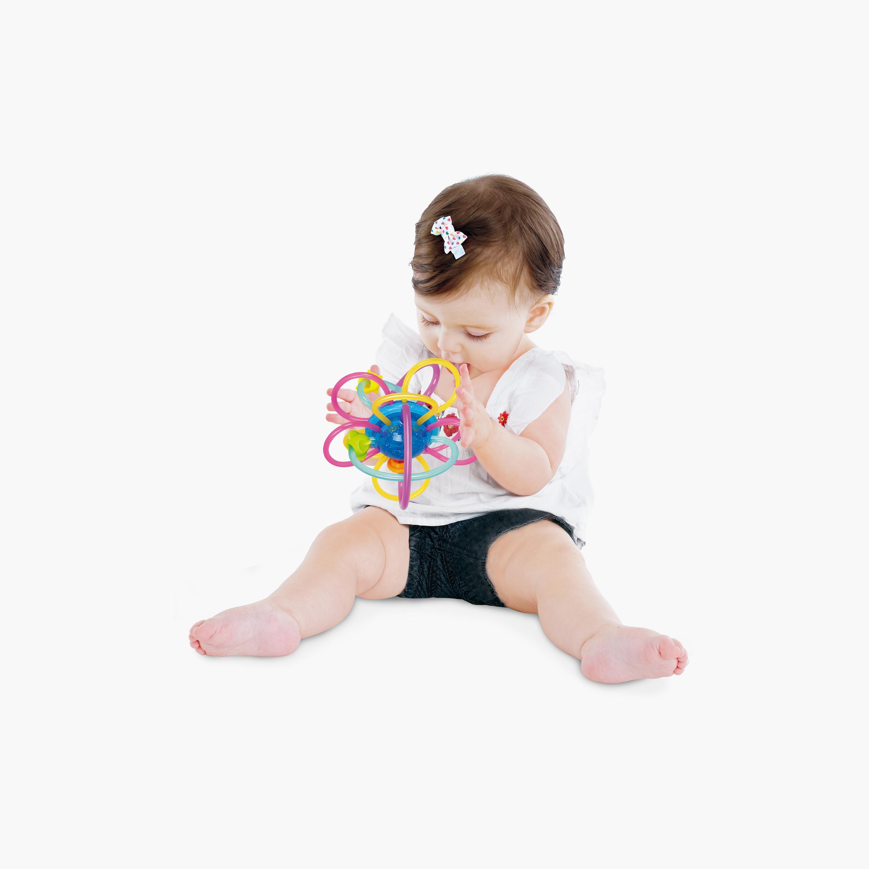 حلقات التسنين هولا - لعبة خشخيشة التسنين للأطفال من عمر 0 أشهر فما فوق-toys-babyandtoddlertoys-rattlesandteethers-image-2