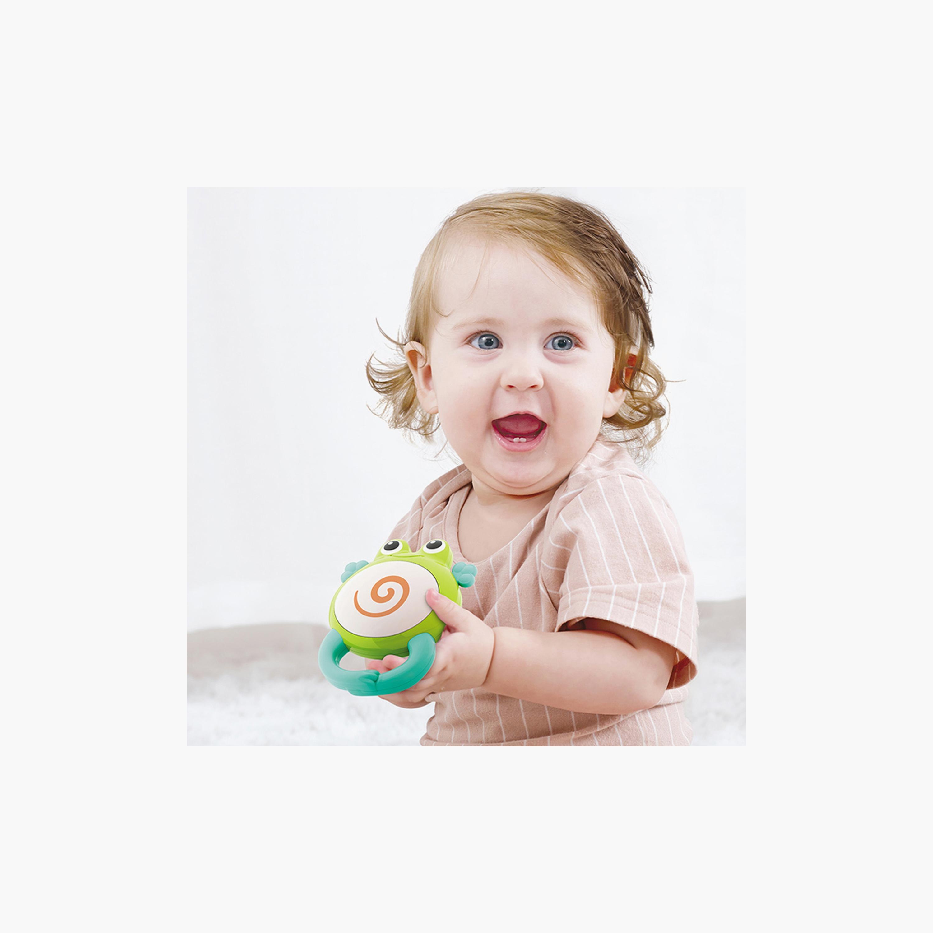 Hola Frog Orchestra Rattle Baby Teether Activity Toy - 3 Months+-toys-babyandtoddlertoys-rattlesandteethers-image-2