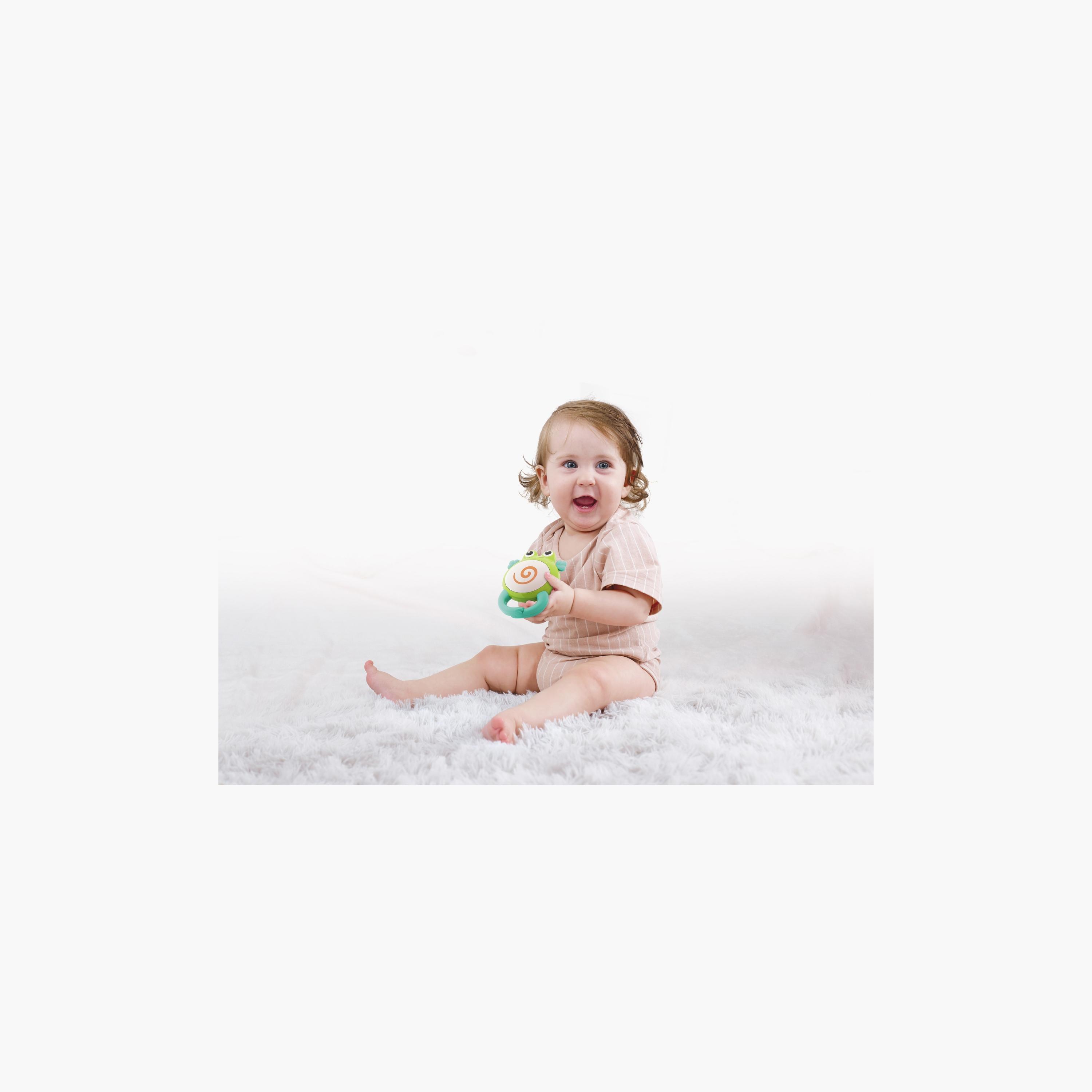 Hola Frog Orchestra Rattle Baby Teether Activity Toy - 3 Months+-toys-babyandtoddlertoys-rattlesandteethers-image-4