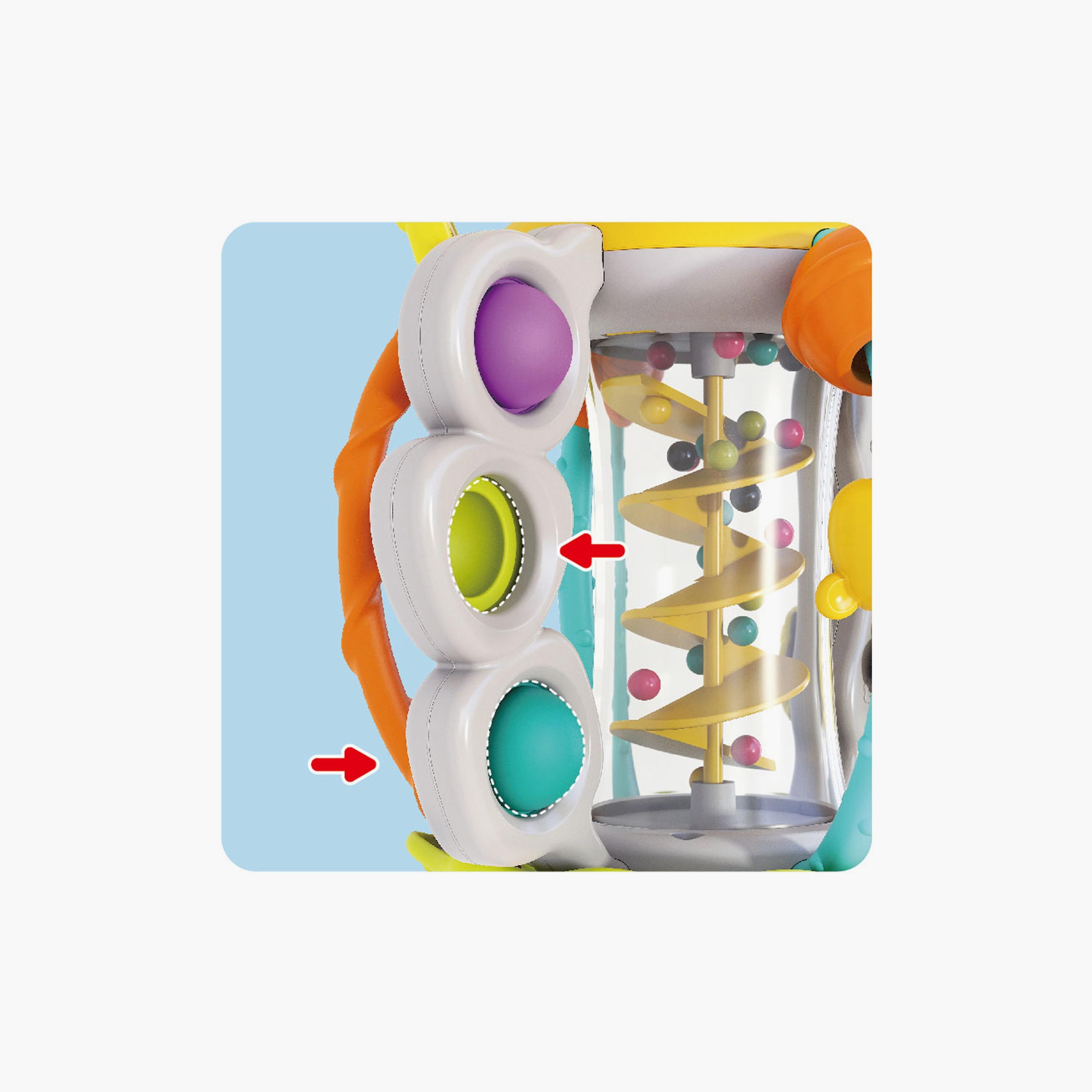 Hola Shake & Pull Busy Ball Interactive Toy for Toddlers - 6 Months+-toys-babyandtoddlertoys-learningtoys-image-6