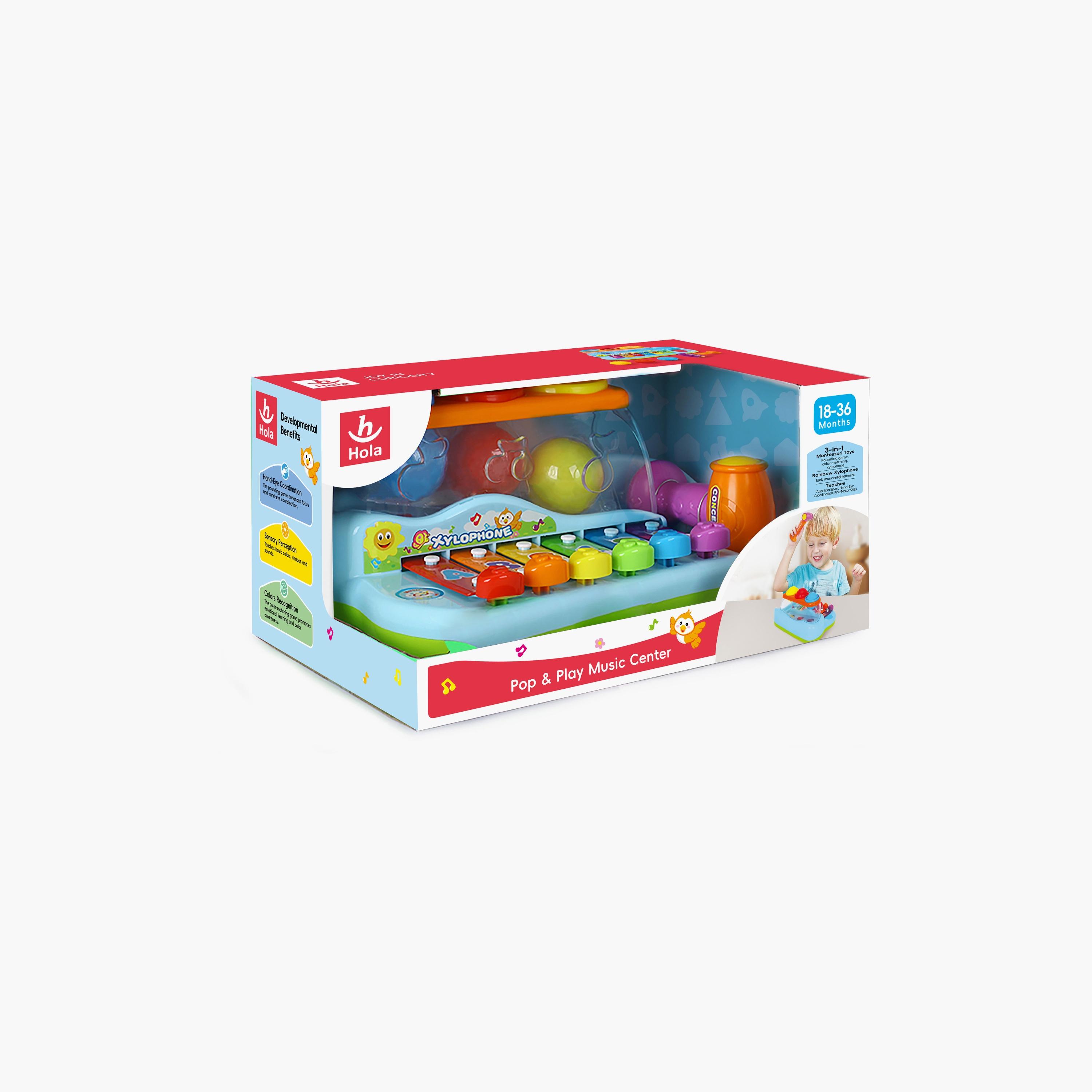 لعبة مونتيسوري 3 في 1 من مركز بوب آند بلاي للموسيقى - من عمر 18 شهرًا فما فوق-toys-babyandtoddlertoys-lightsandmusicaltoys-image-7