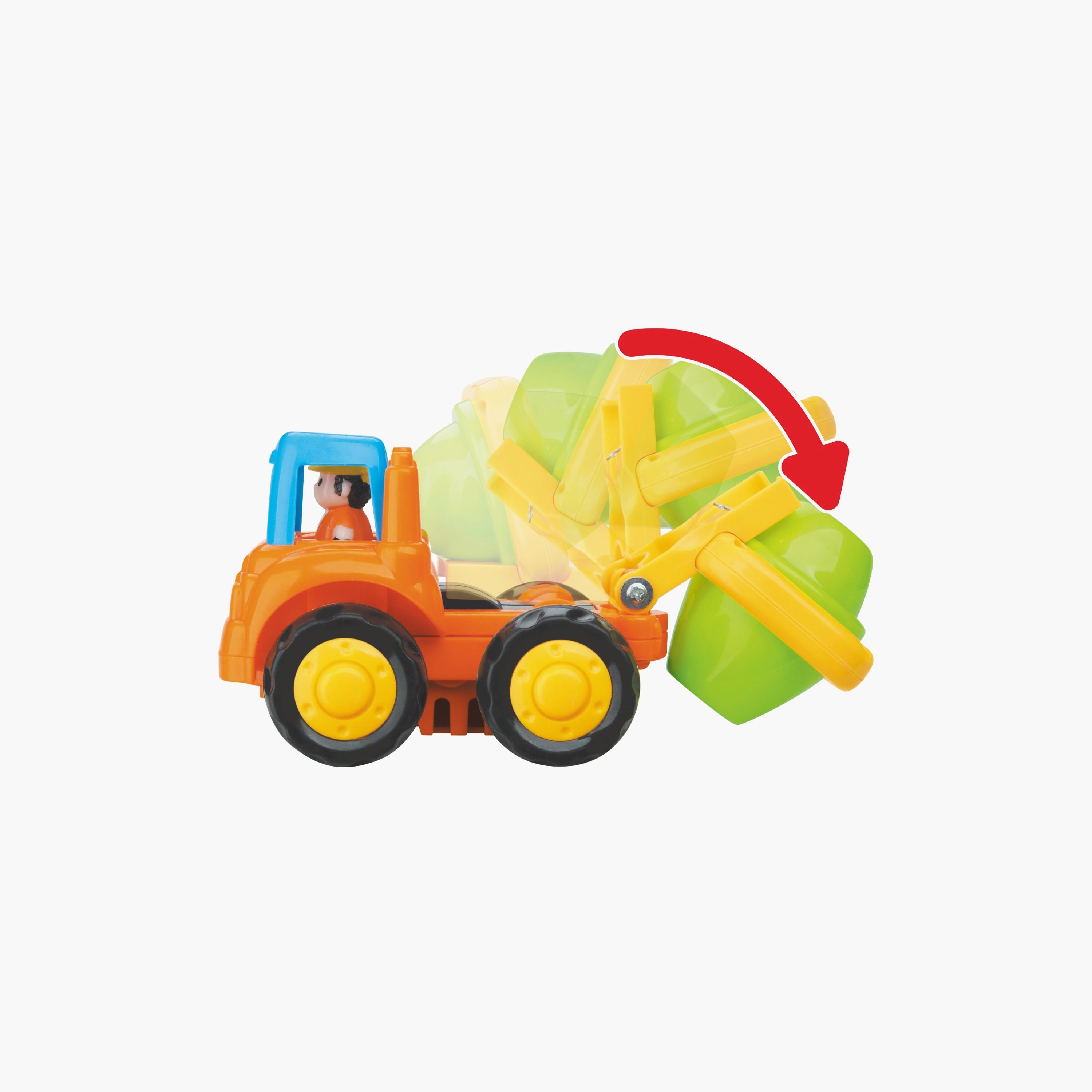 شاحنة بناء هولا بيلدر رباعية الدفع مع خلاطة أسمنت - 18 شهرًا فأكثر-toys-playvehicles-vehicleplaysets-image-3