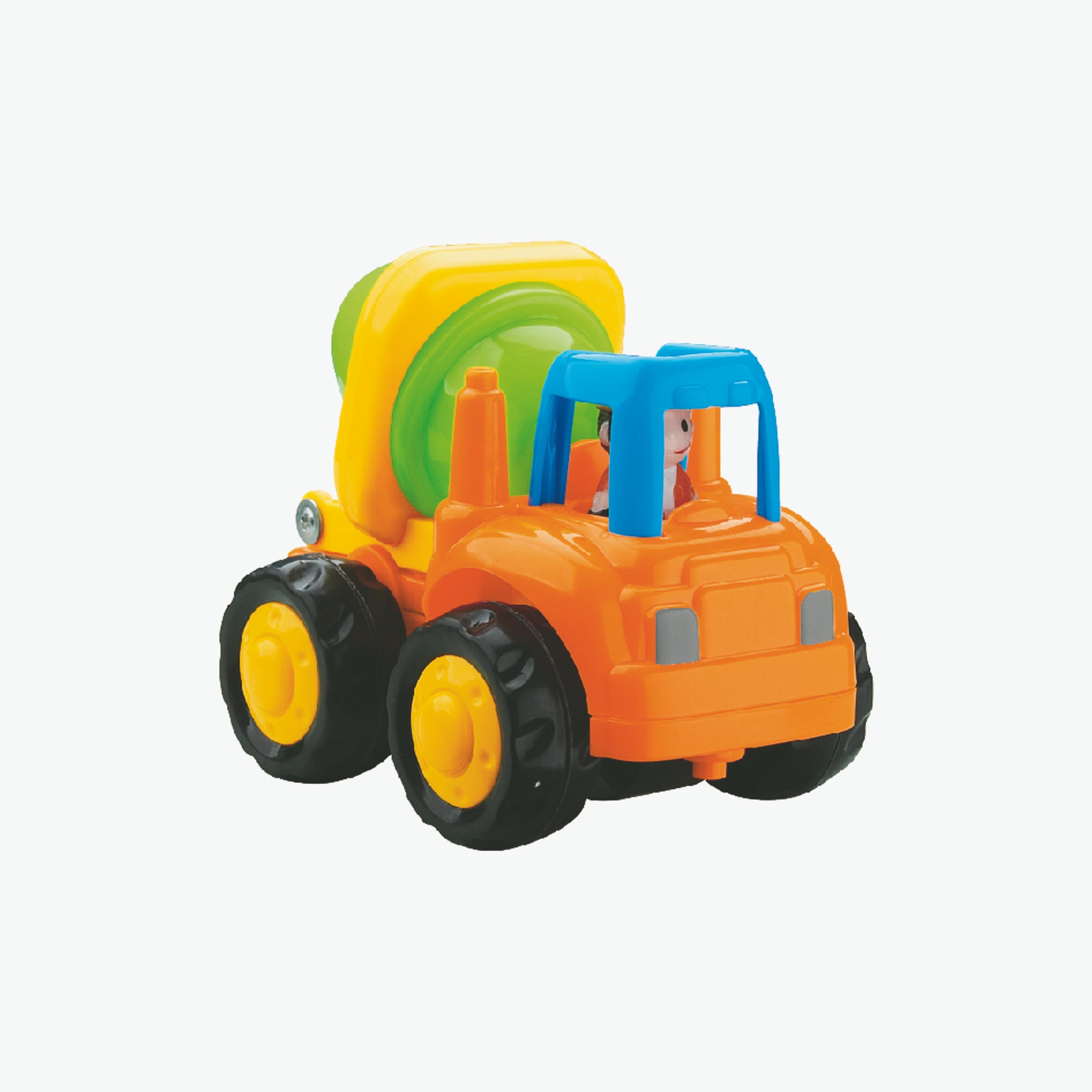 شاحنة بناء هولا بيلدر رباعية الدفع مع خلاطة أسمنت - 18 شهرًا فأكثر-toys-playvehicles-vehicleplaysets-image-4