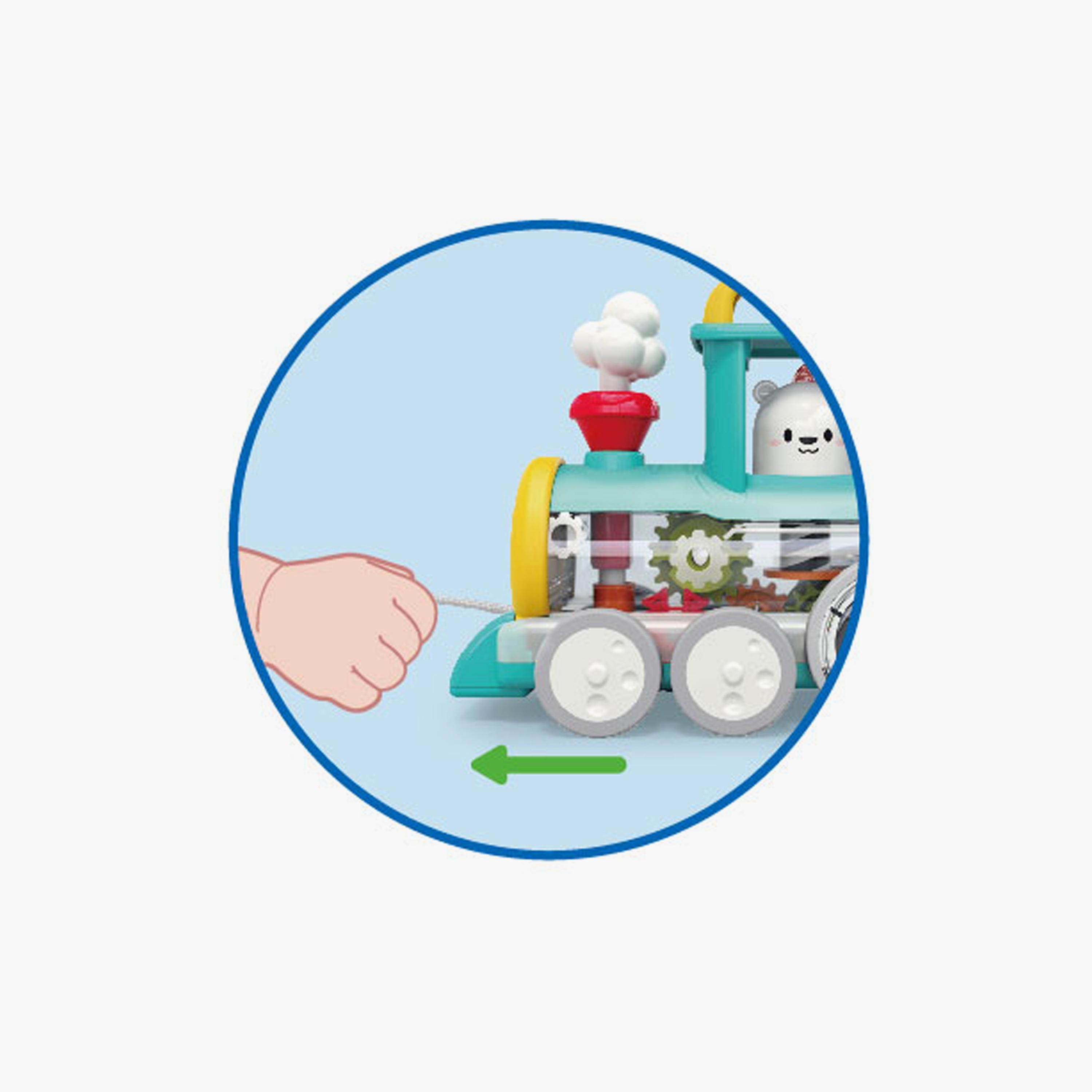 Hola Pull Along Train Engine Steam Toys - 6 Months+-toys-babyandtoddlertoys-pushandpulltoys-image-3