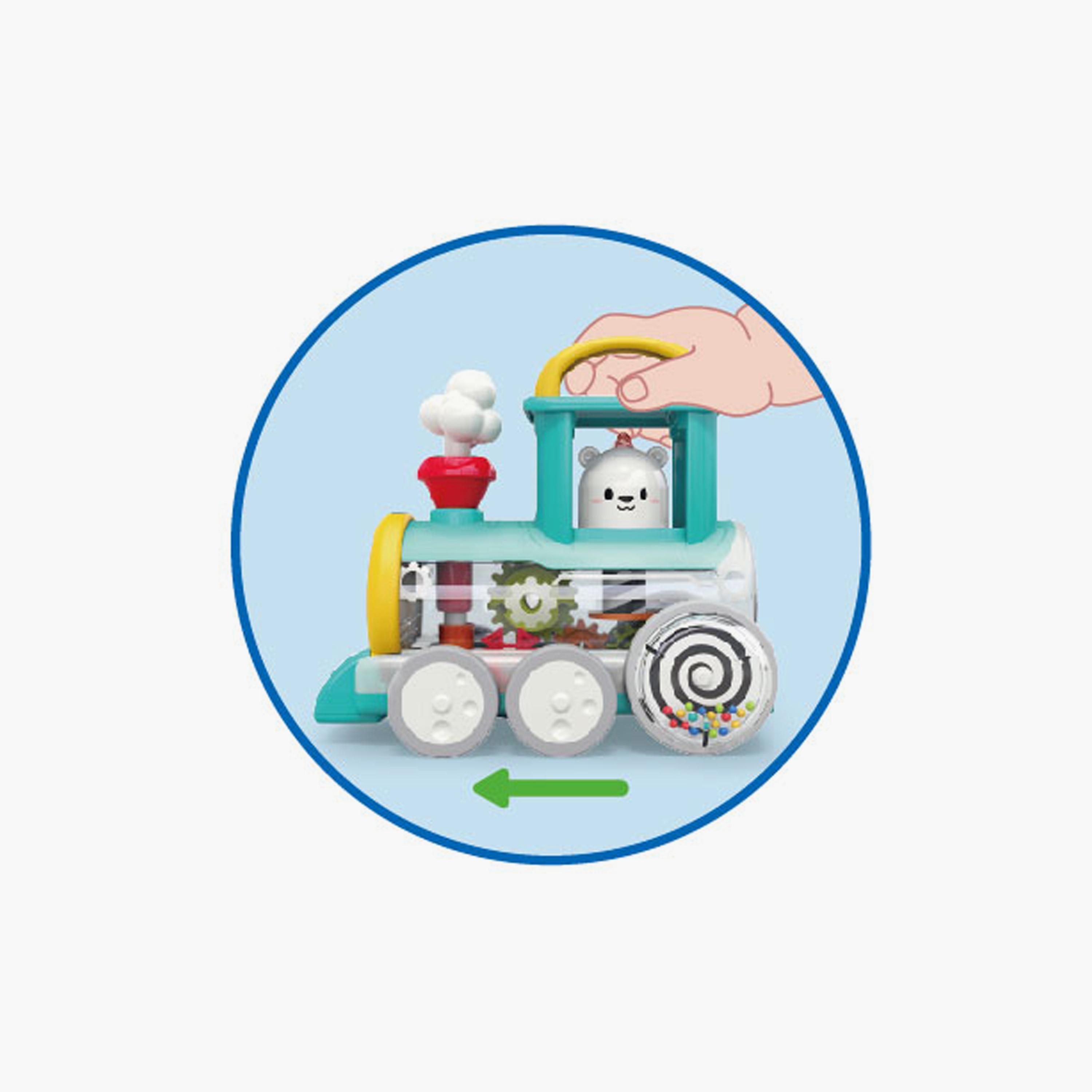 Hola Pull Along Train Engine Steam Toys - 6 Months+-toys-babyandtoddlertoys-pushandpulltoys-image-5