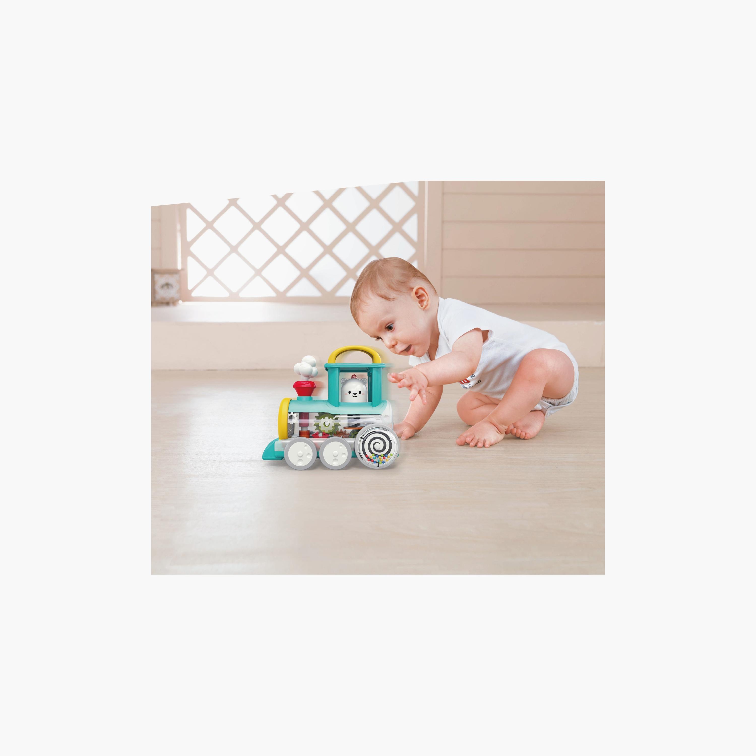 Hola Pull Along Train Engine Steam Toys - 6 Months+-toys-babyandtoddlertoys-pushandpulltoys-image-6
