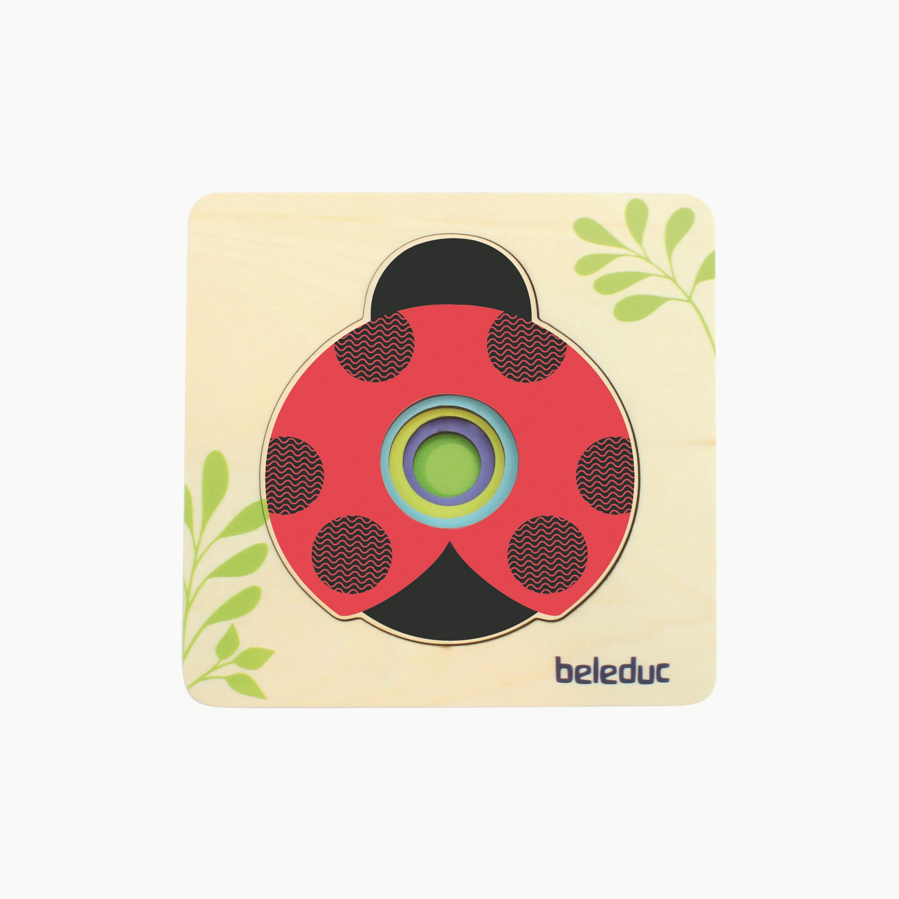 Beleduc Layered Wooden Ladybug Puzzle-4-Layer Educational Puzzle-toys-indoortoys-puzzles-image-2