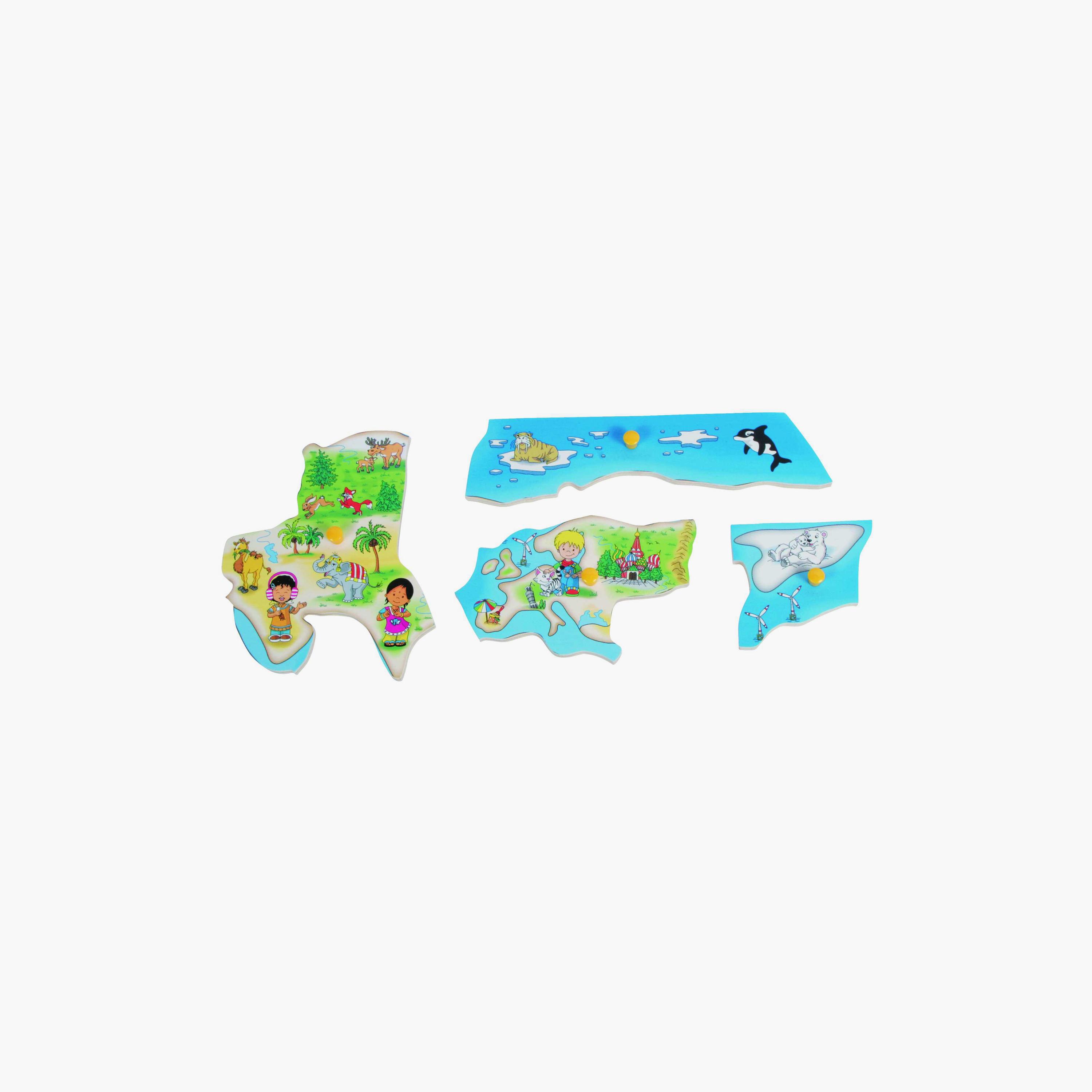 Beleduc Wooden World Puzzle - Educational Geography Game for Kids-toys-indoortoys-puzzles-image-2