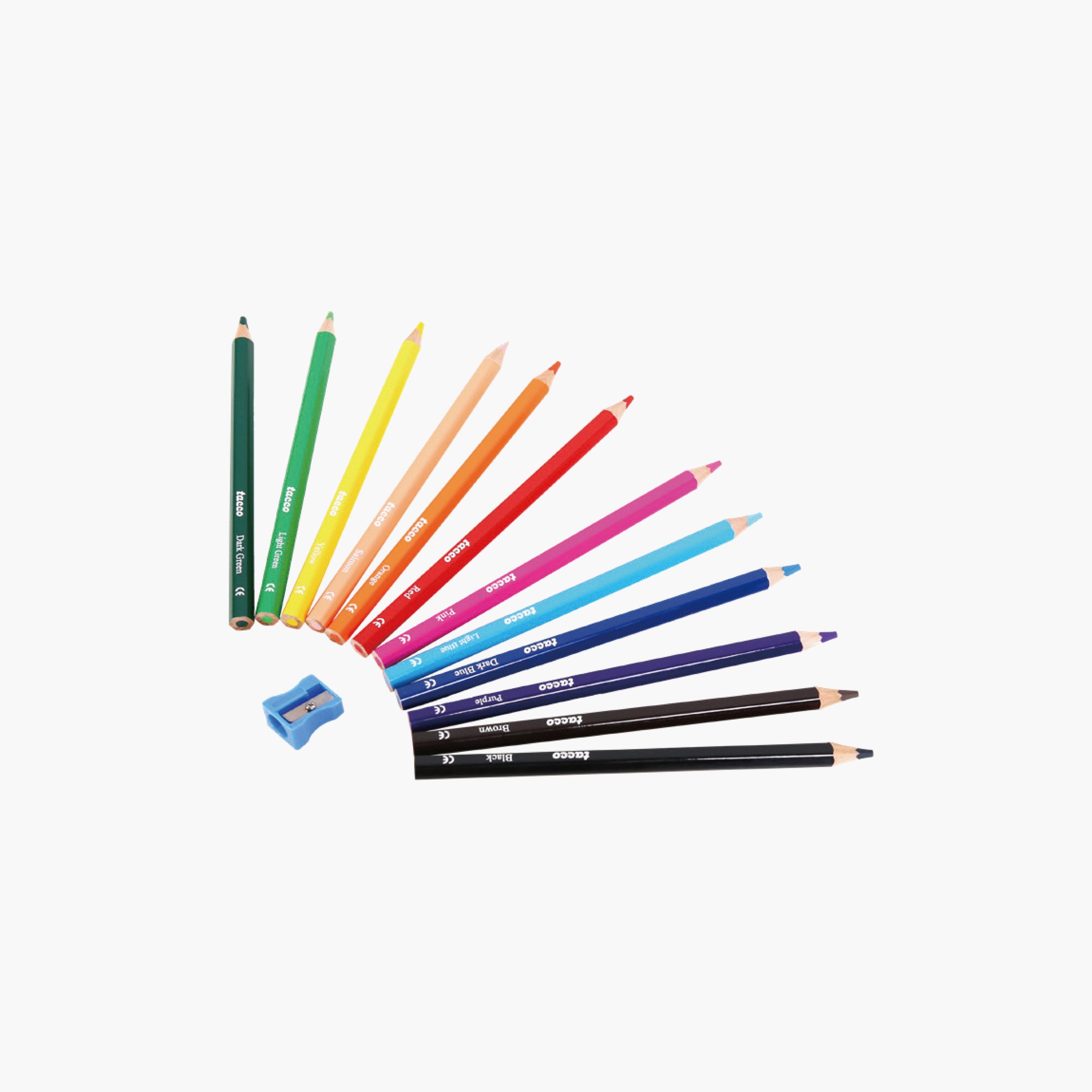 Beleduc 12-Piece Jumbo Coloured Pencil Set-school-artsandcrafts-image-2