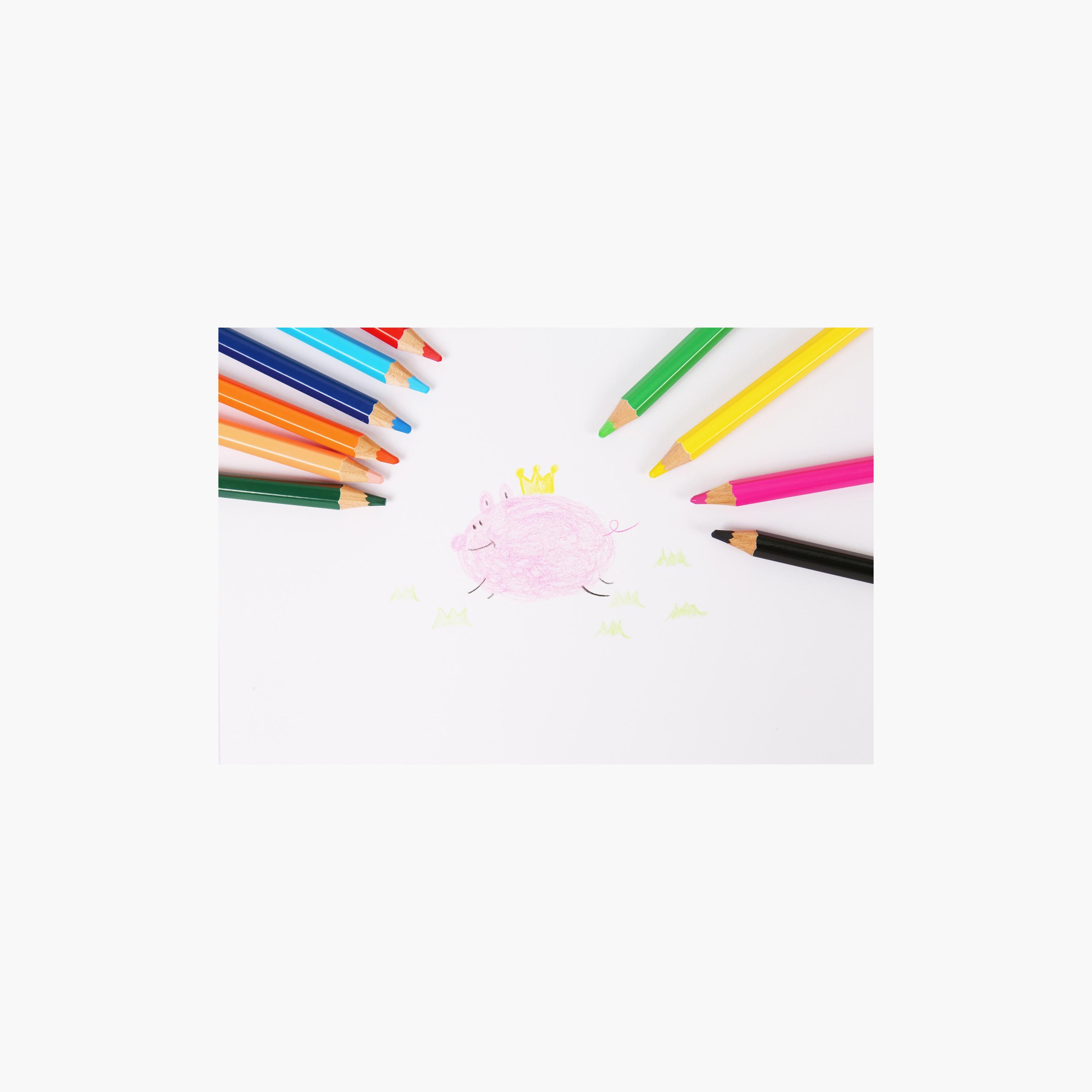 Beleduc 12-Piece Jumbo Coloured Pencil Set-school-artsandcrafts-image-7