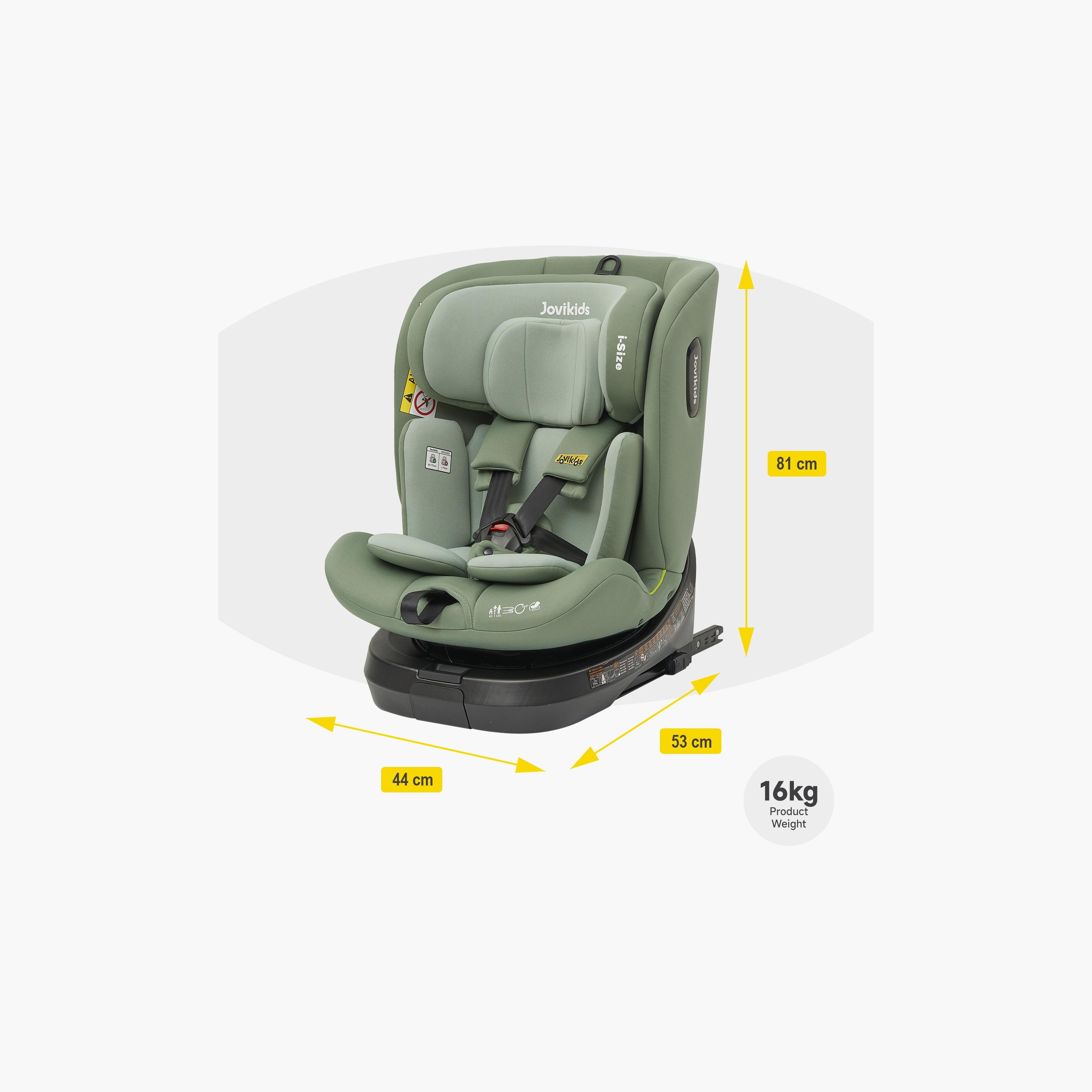 Jovikids Ranger TT ISOFIX 360° Rotating Car Seat I-Size - 0 Months -12 Years-baby-gear-carseats-image-16