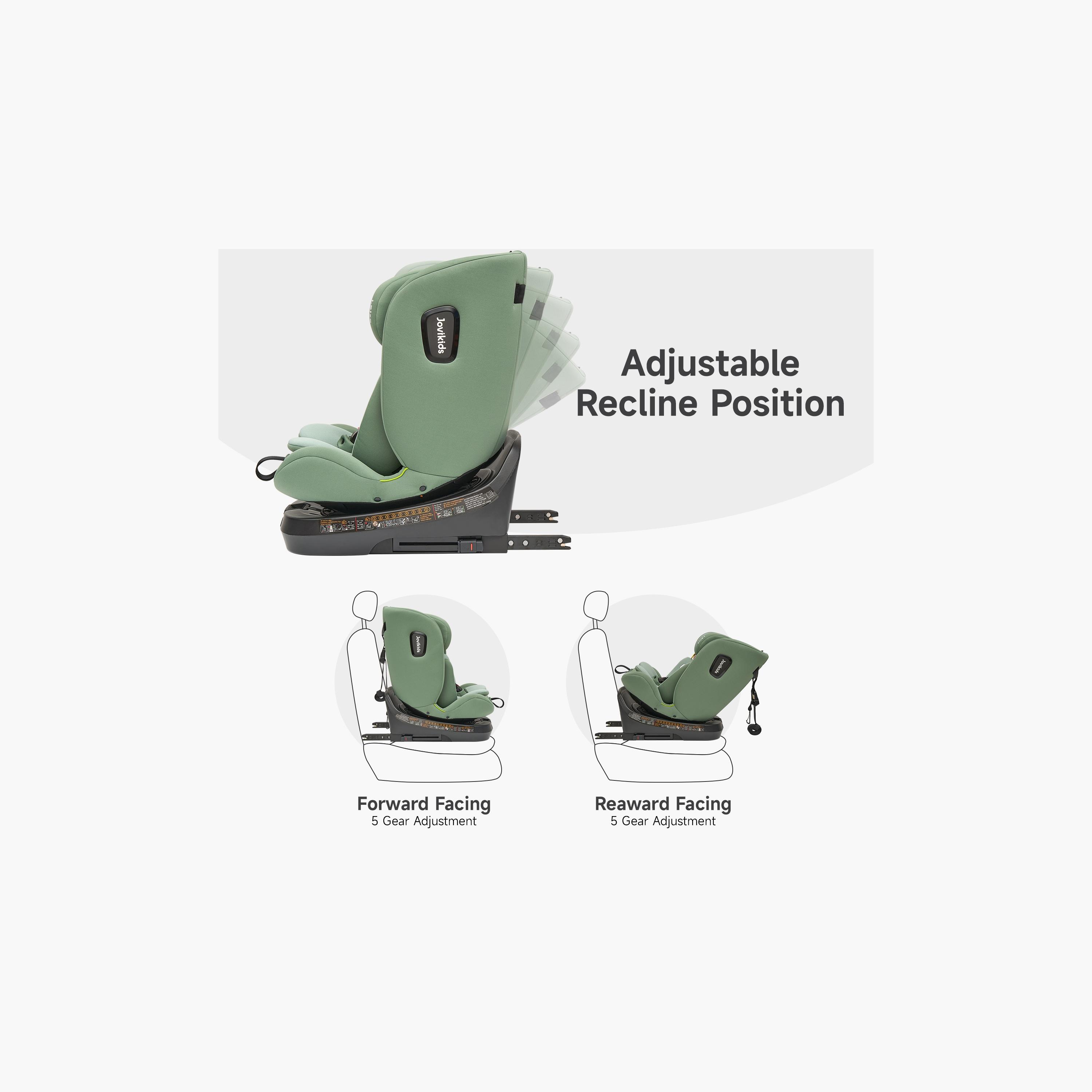 Jovikids Ranger TT ISOFIX 360° Rotating Car Seat I-Size - 0 Months -12 Years-baby-gear-carseats-image-3
