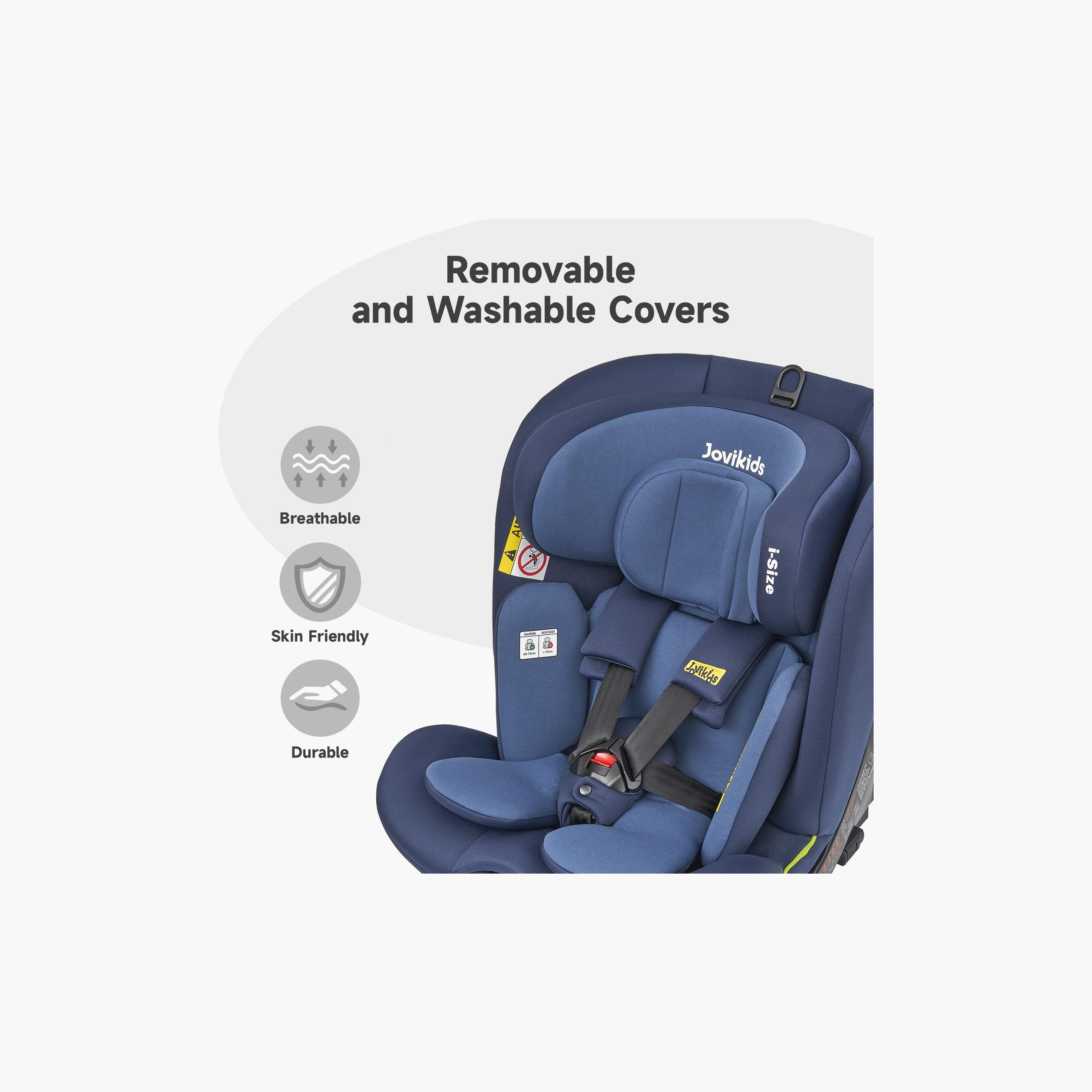 Jovikids Ranger TT ISOFIX 360° Rotating Car Seat I-Size - 0 Months -12 Years-baby-gear-carseats-image-17