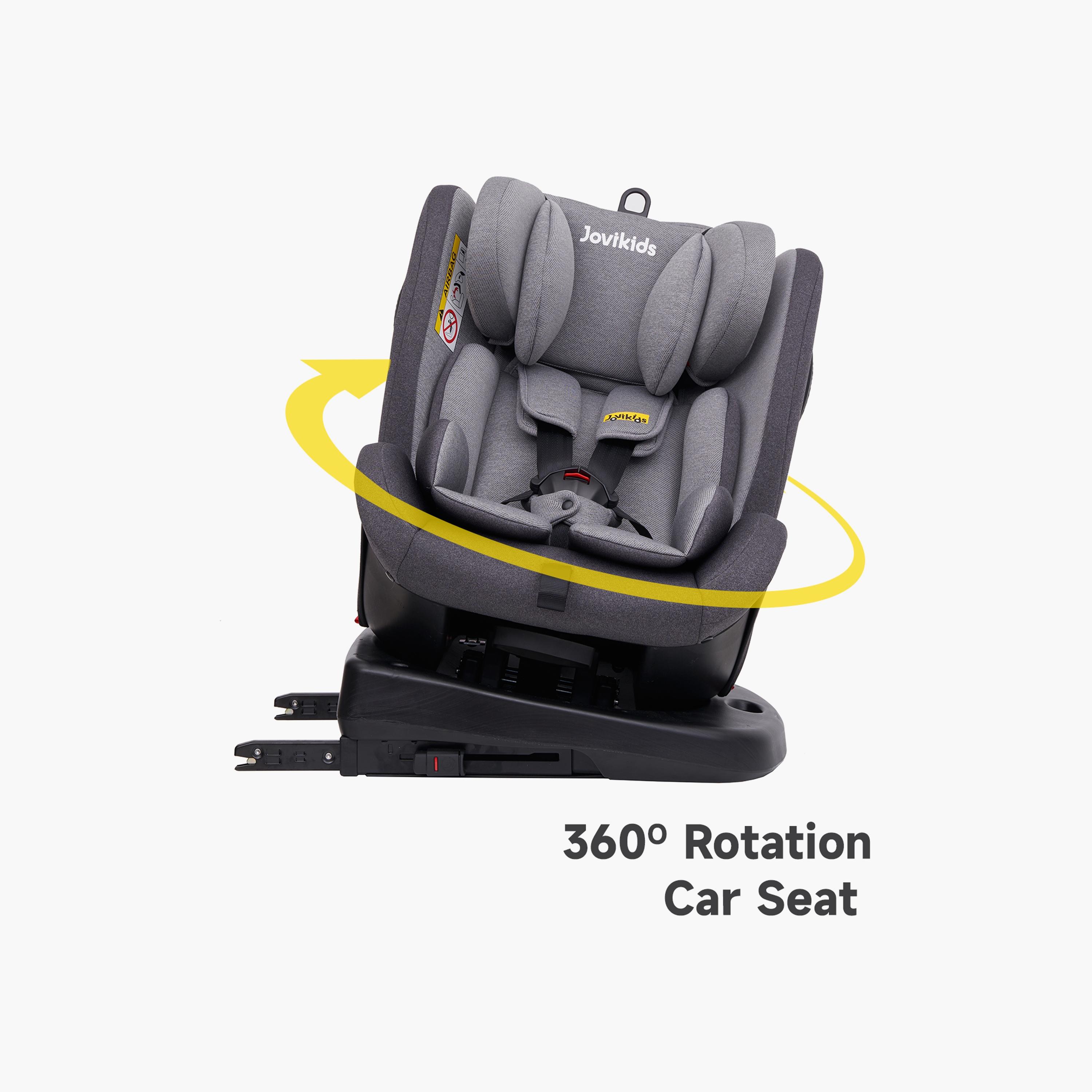 Jovikids Angel ISOFIX Rotating Carseat 360° Group 0/1/2/3 - 0-12 Years-baby-gear-carseats-image-10