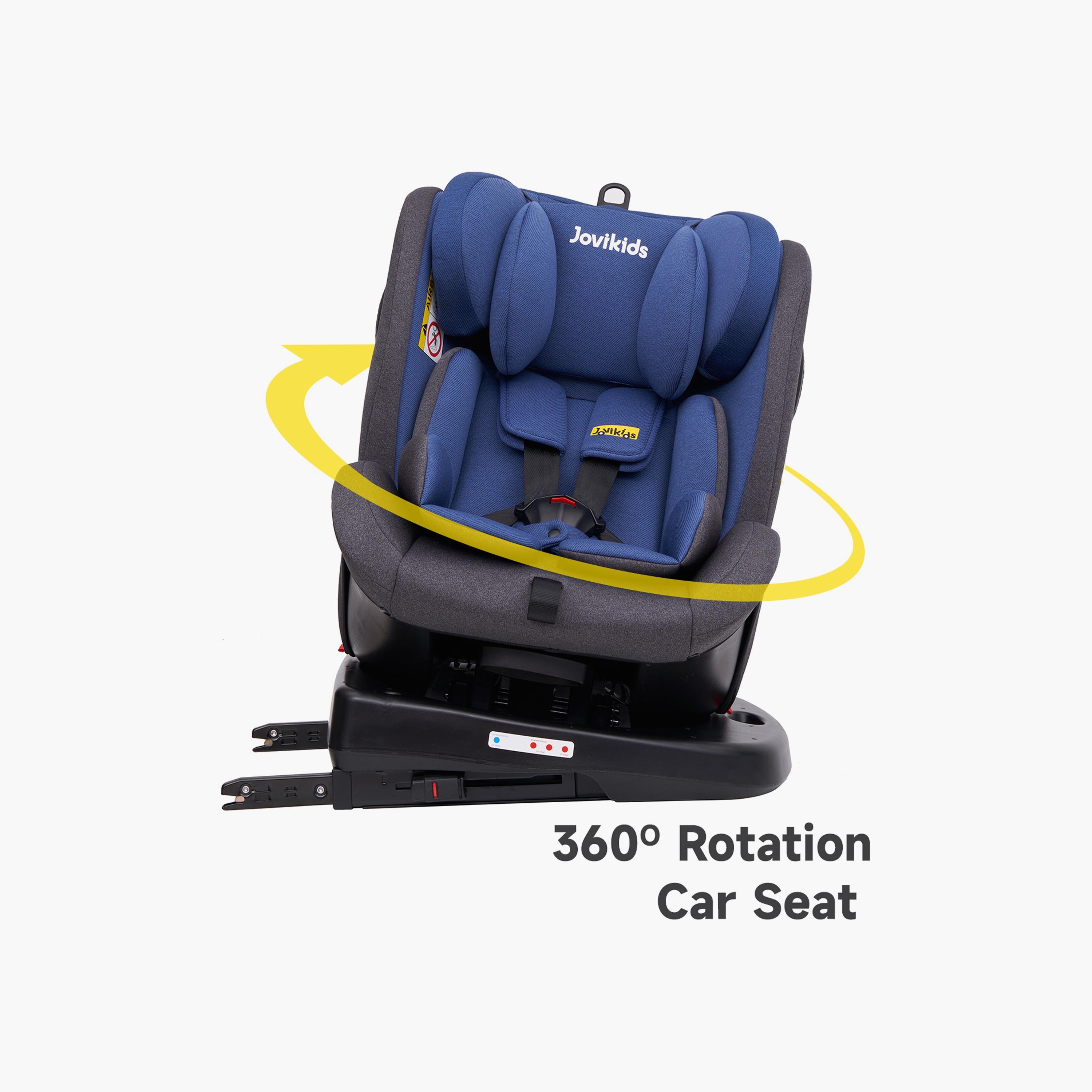 Jovikids Angel ISOFIX Rotating Carseat 360° Group 0/1/2/3 - 0-12 Years-baby-gear-carseats-image-10