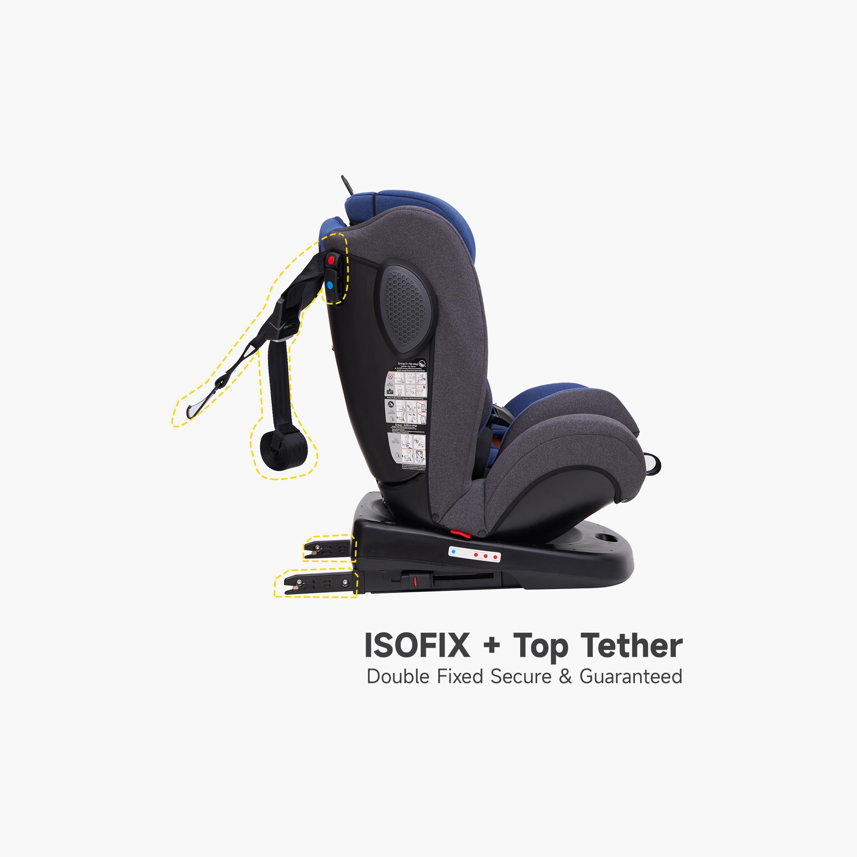 Jovikids Angel ISOFIX Rotating Carseat 360° Group 0/1/2/3 - 0-12 Years-baby-gear-carseats-image-2