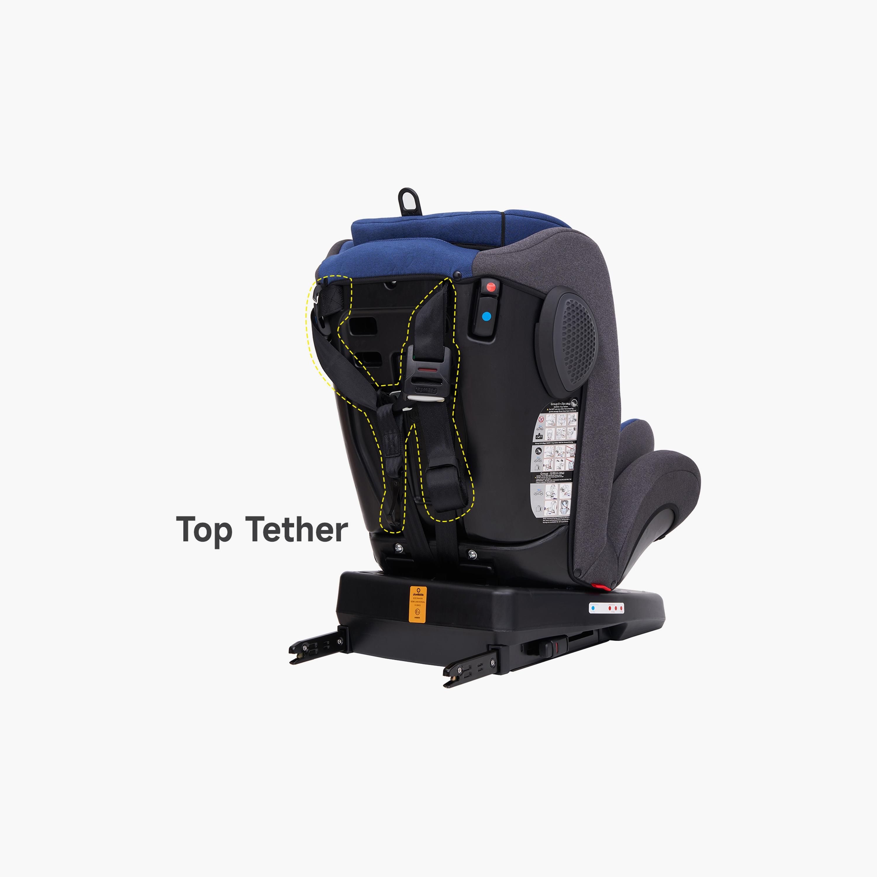 Jovikids Angel ISOFIX Rotating Carseat 360° Group 0/1/2/3 - 0-12 Years-baby-gear-carseats-image-3