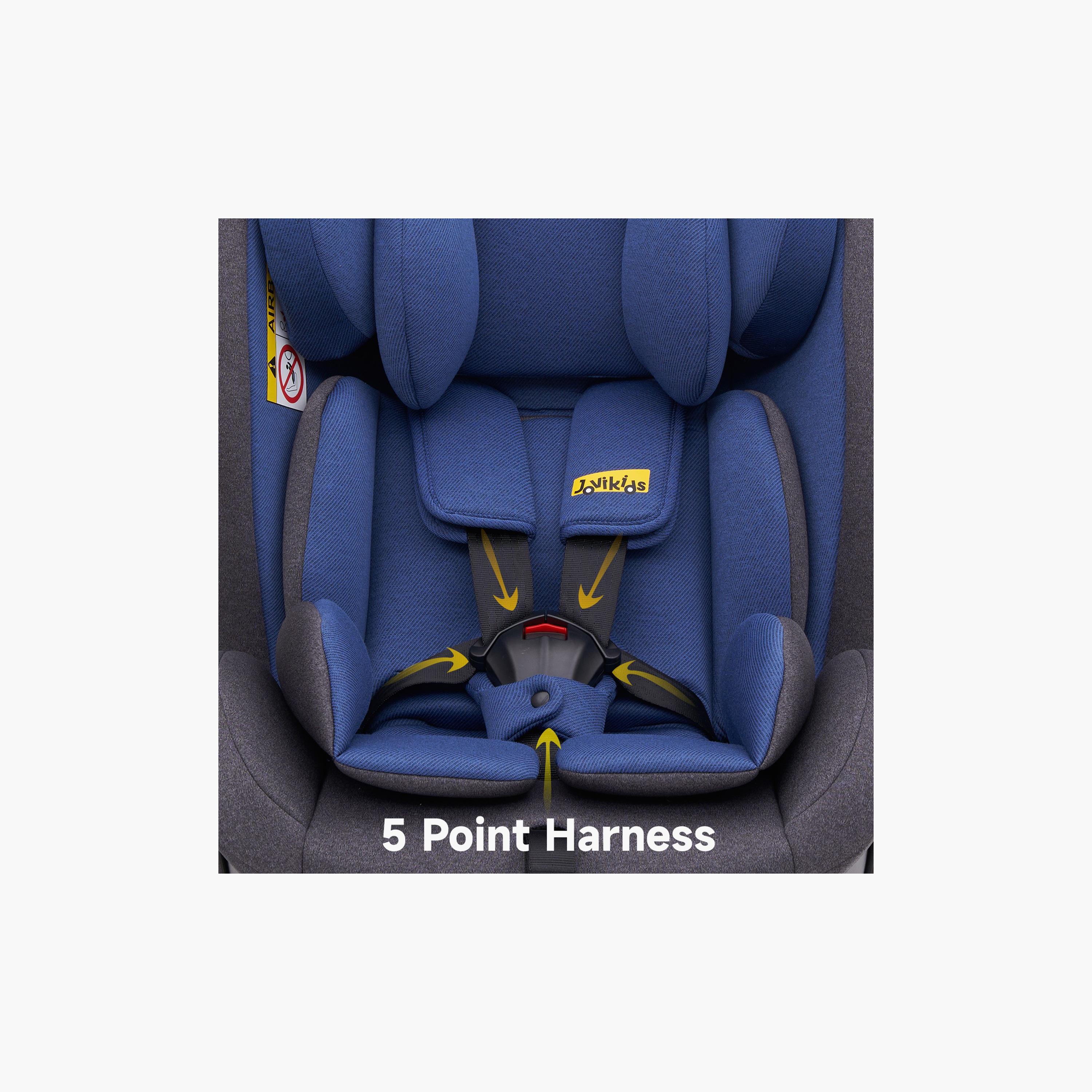 Jovikids Angel ISOFIX Rotating Carseat 360° Group 0/1/2/3 - 0-12 Years-baby-gear-carseats-image-4